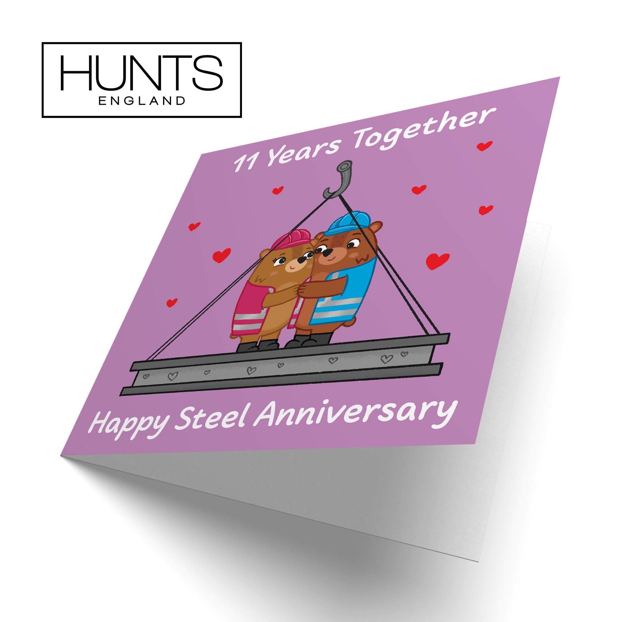 11th Anniversary Card Love Story - Default Title (B0DHWB48D8)