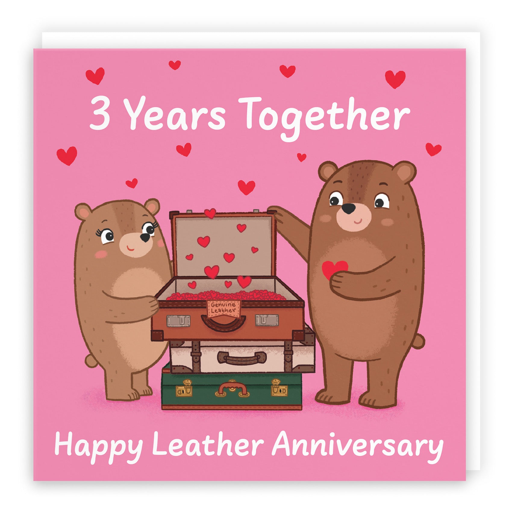 3rd Anniversary Card Love Story - Default Title (B0DHWB7D79)