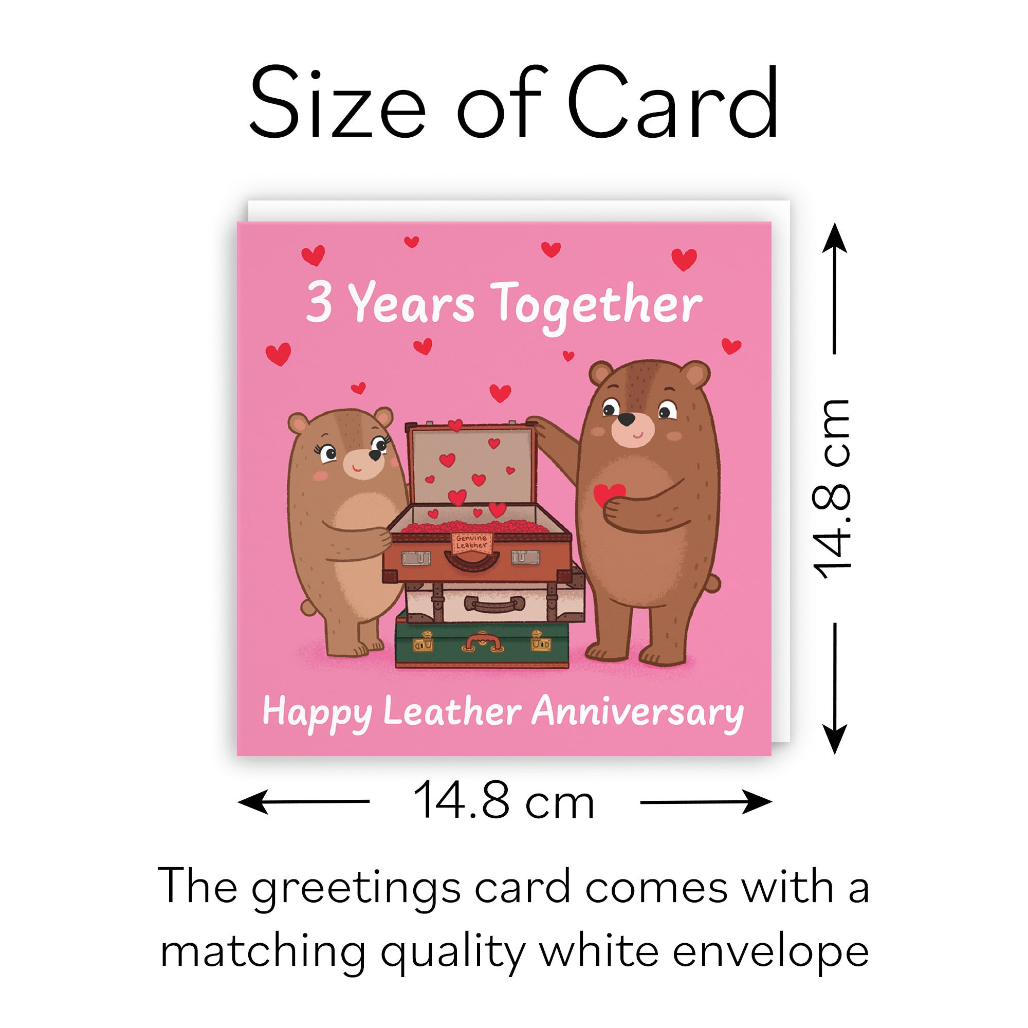 3rd Anniversary Card Love Story - Default Title (B0DHWB7D79)