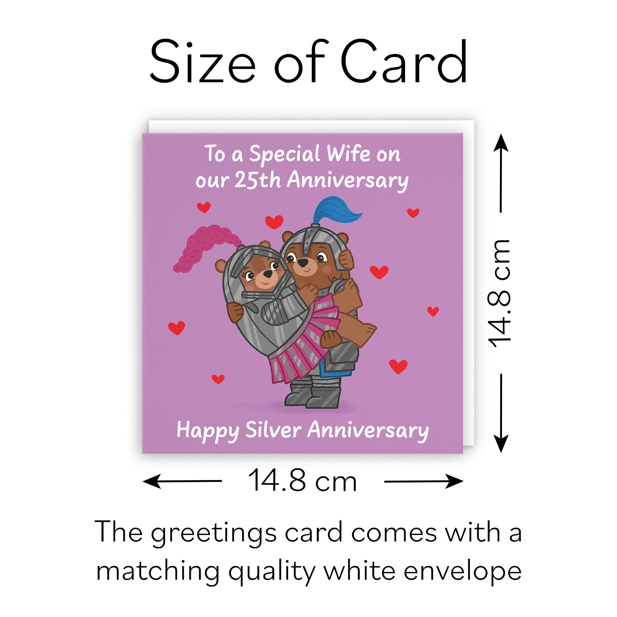 25th Wife Anniversary Card Love Story - Default Title (B0DHWB7DCJ)