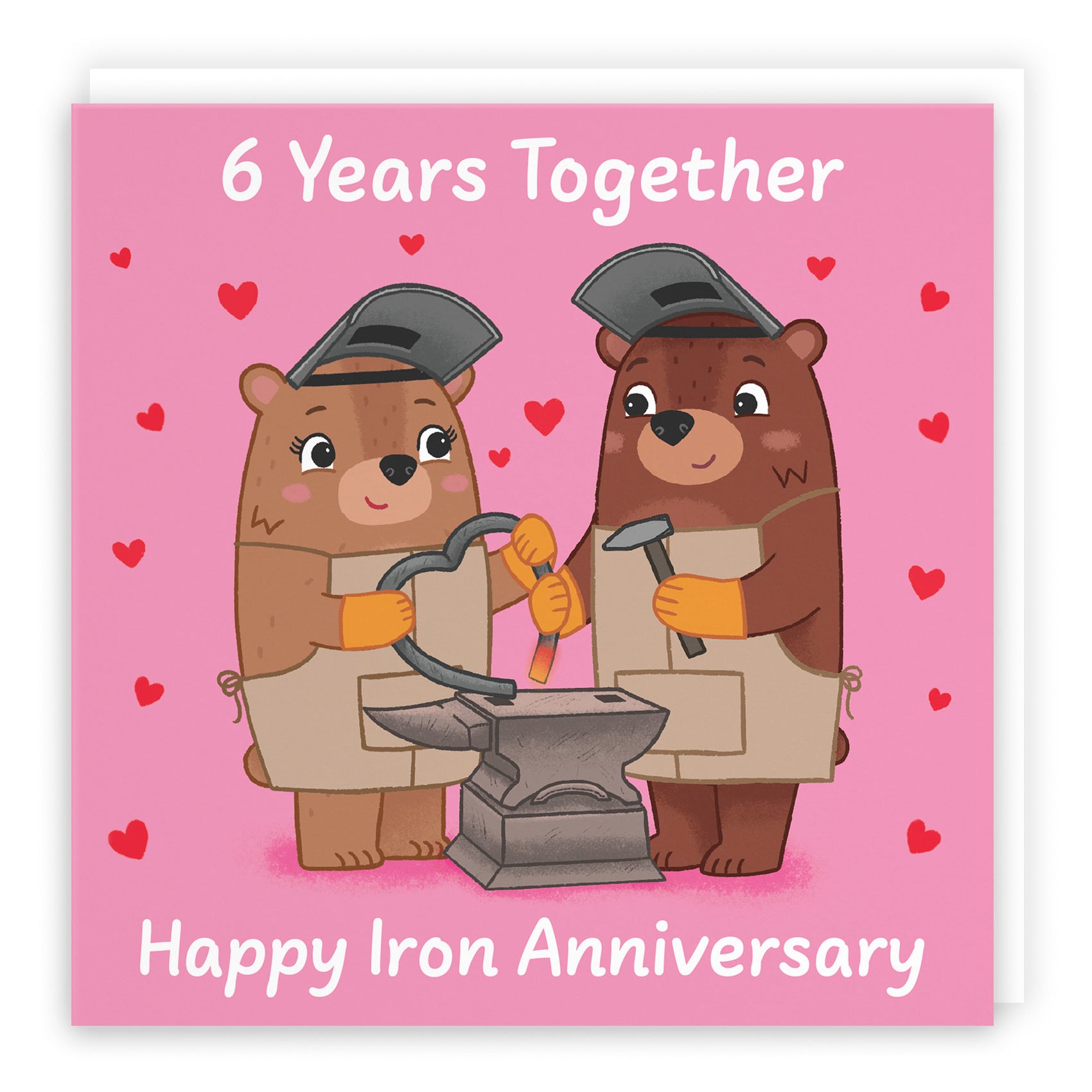 6th Anniversary Card Love Story - Default Title (B0DHWB7ZCN)