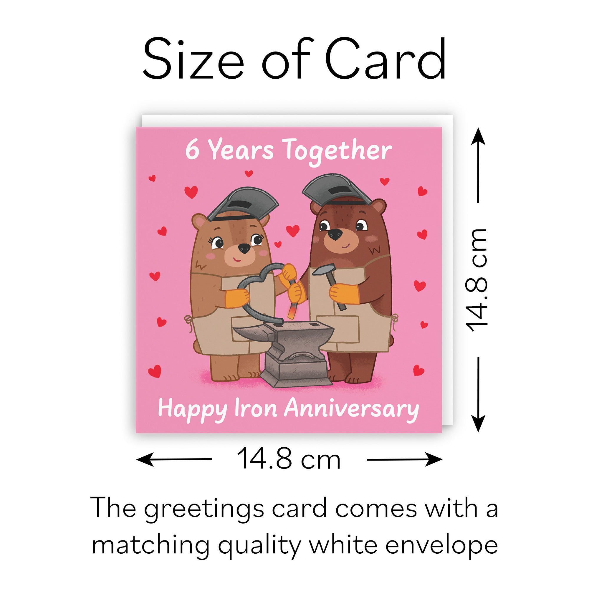 6th Anniversary Card Love Story - Default Title (B0DHWB7ZCN)