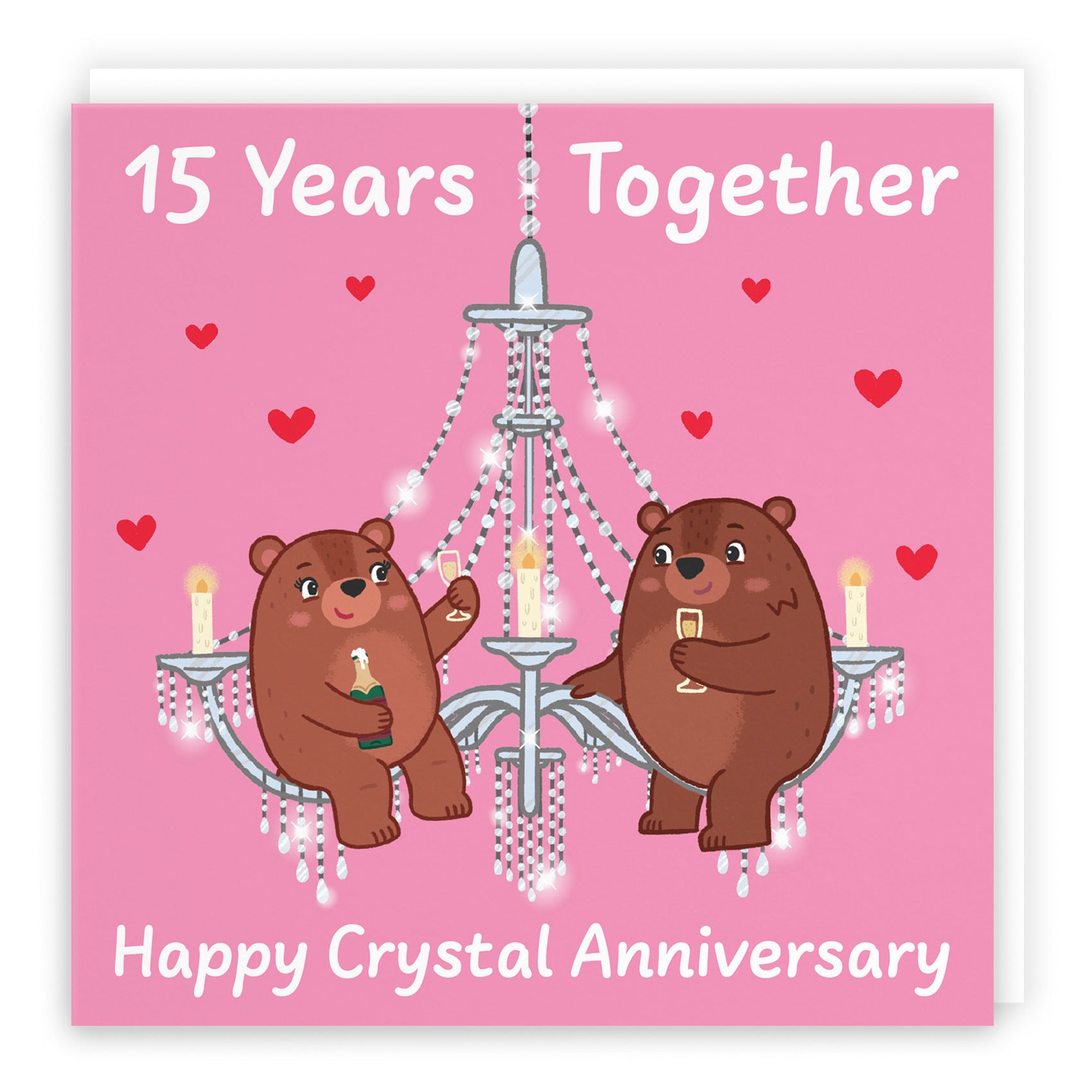 15th Anniversary Card Love Story - Default Title (B0DHWB9PDR)