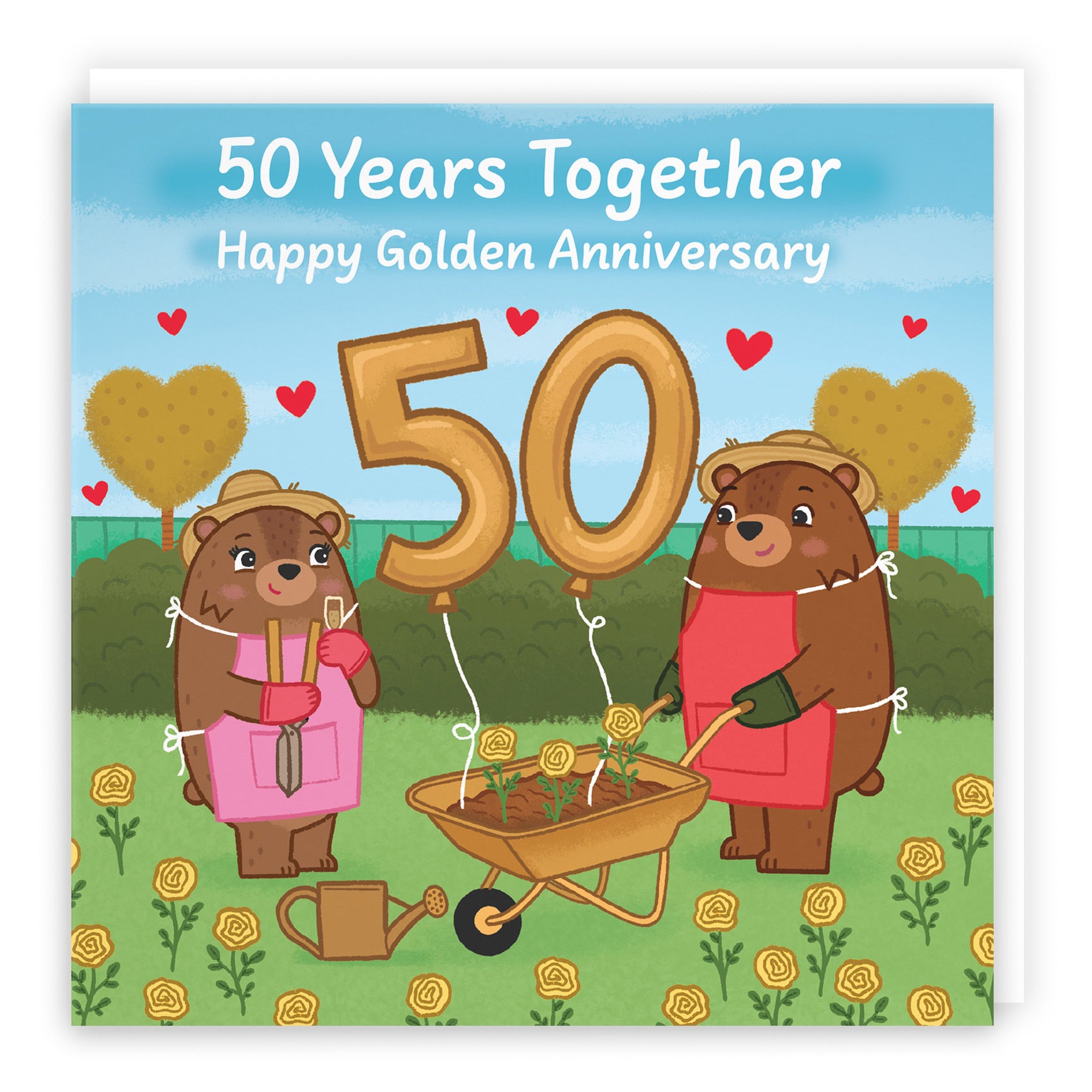 50th Anniversary Card Love Story - Default Title (B0DHWBBVSB)