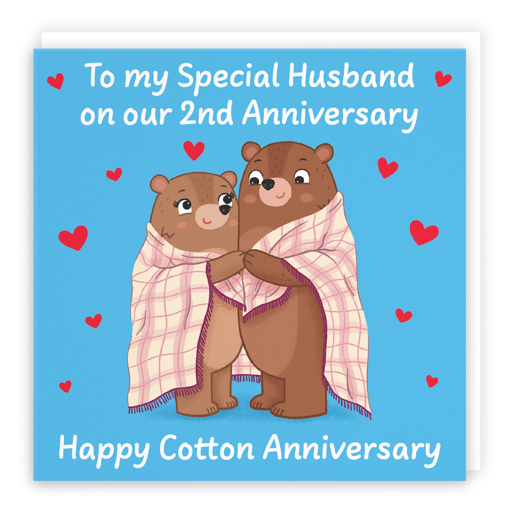 2nd Husband Anniversary Card Love Story - Default Title (B0DHWBCWW3)