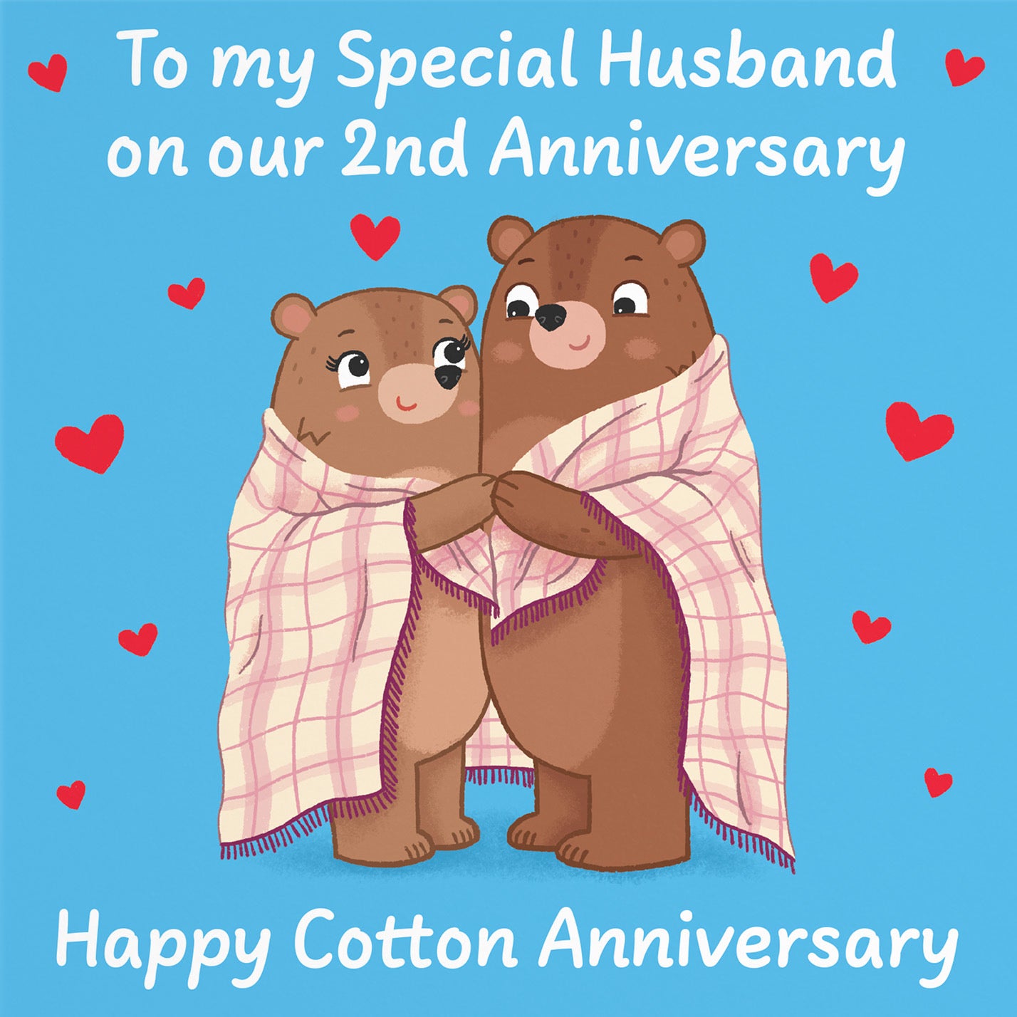 2nd Husband Anniversary Card Love Story - Default Title (B0DHWBCWW3)