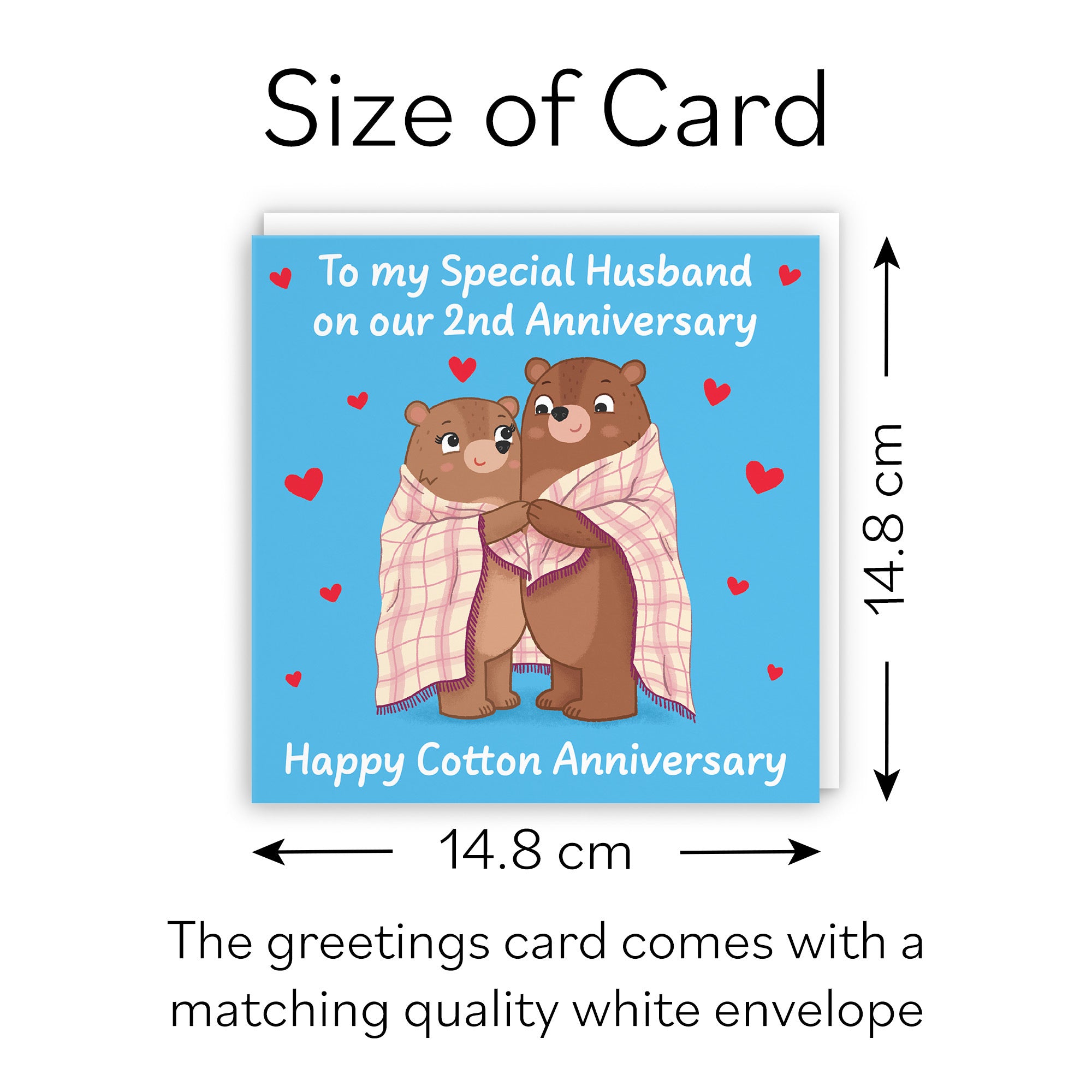 2nd Husband Anniversary Card Love Story - Default Title (B0DHWBCWW3)