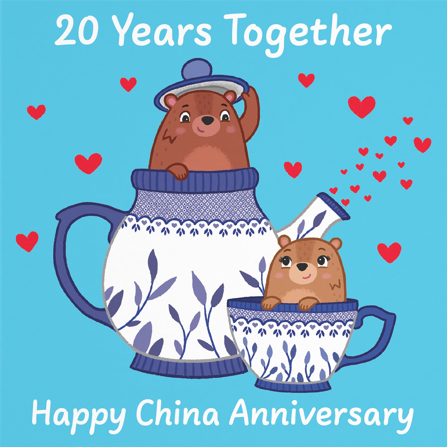 20th Anniversary Card Love Story - Default Title (B0DHWBD79N)