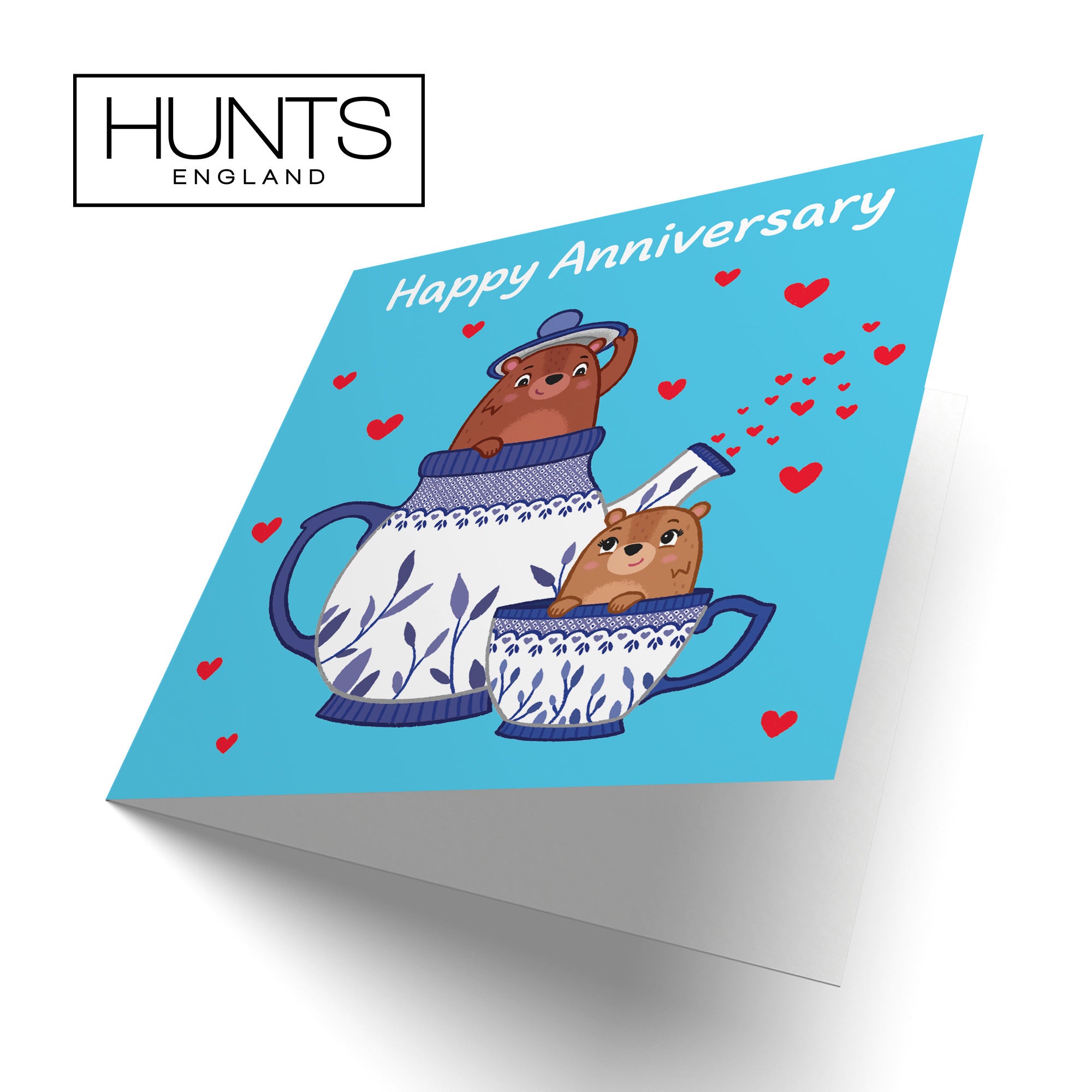 Teapot Anniversary Card Love Story - Default Title (B0DHWBFLYS)