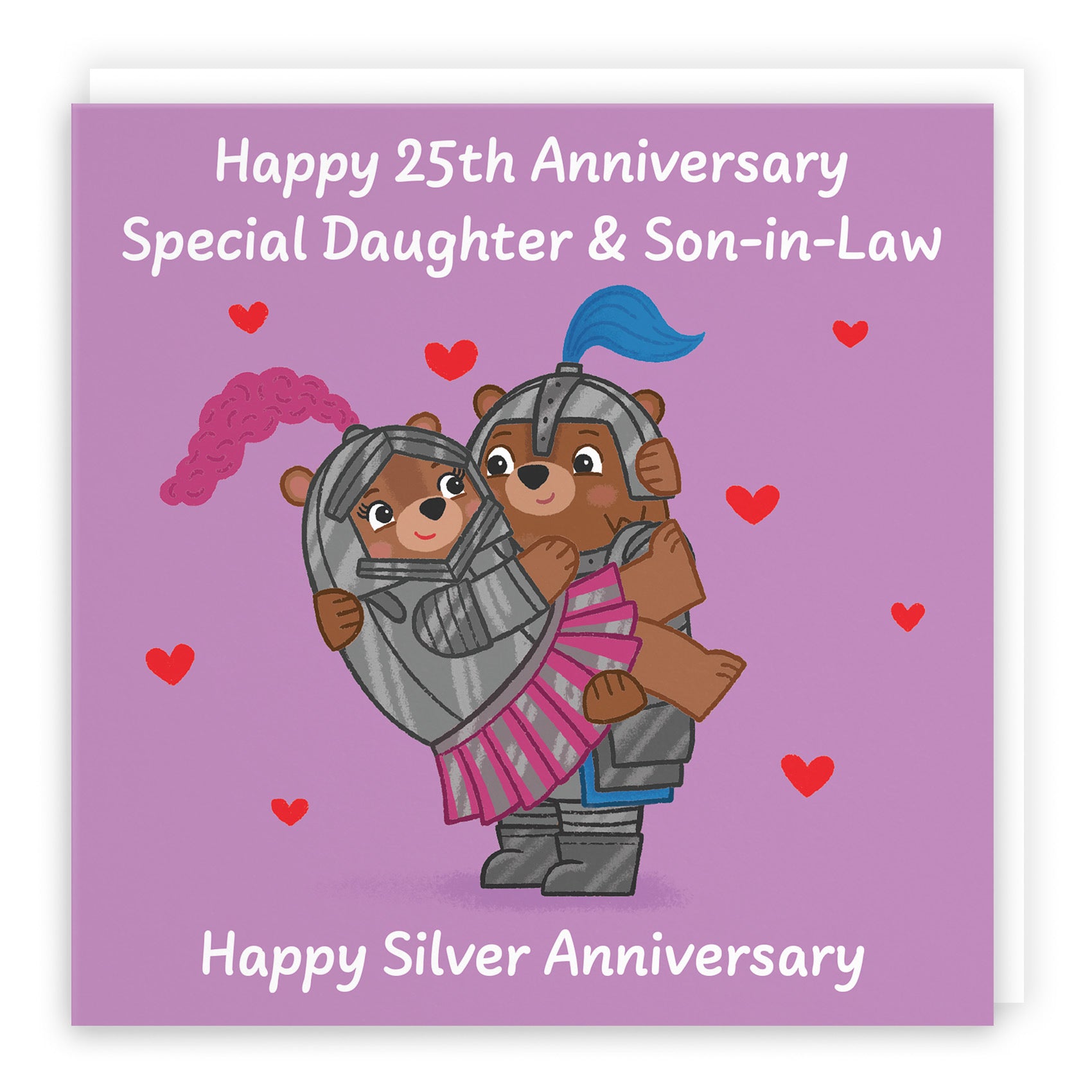 25th Daughter And Son In Law Anniversary Card Love Story - Default Title (B0DHWBHHKK)