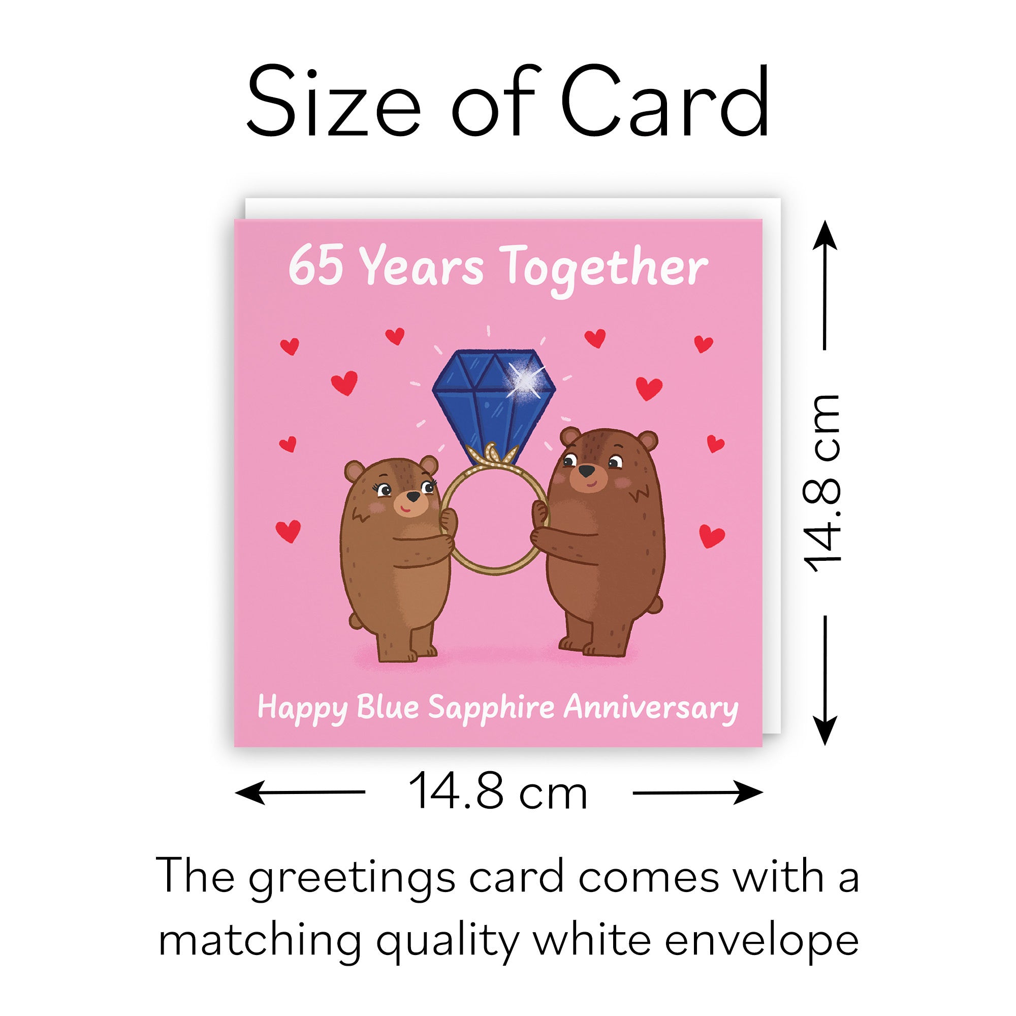 65th Anniversary Card Love Story - Default Title (B0DHWBK9GM)