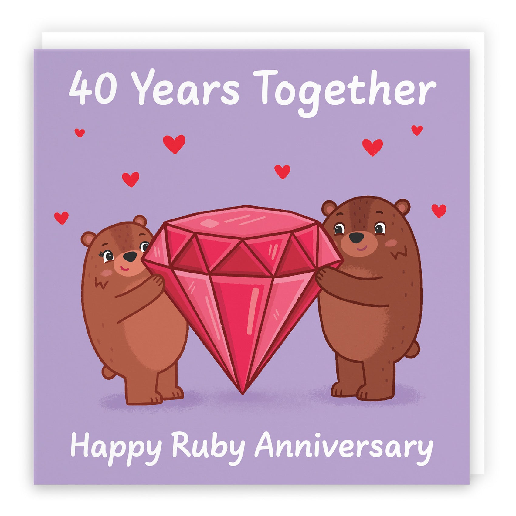 40th Anniversary Card Love Story - Default Title (B0DHWBM7Z9)