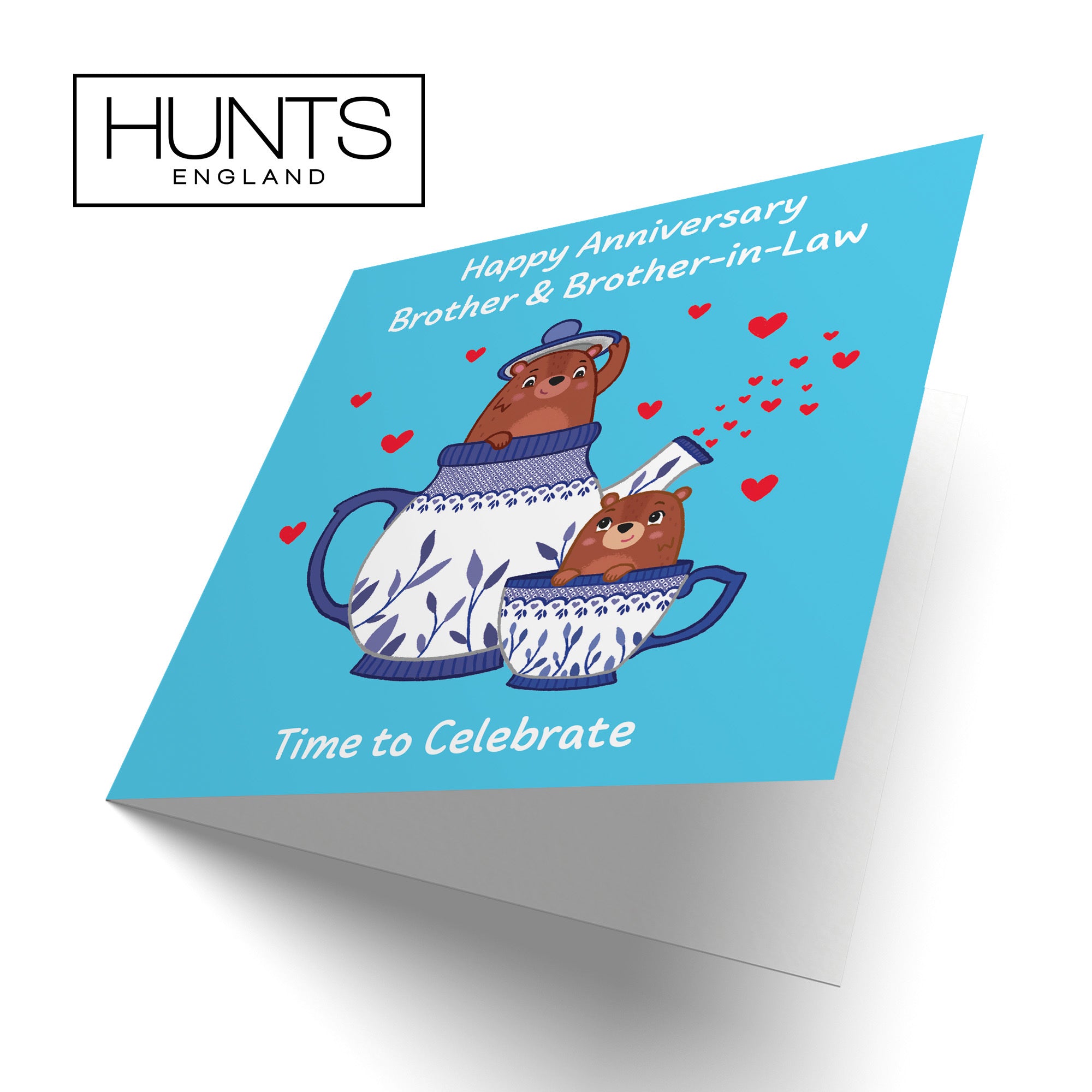 Brother And Brother In Law Anniversary Card Teapot Love Story - Default Title (B0DHWBMJXG)