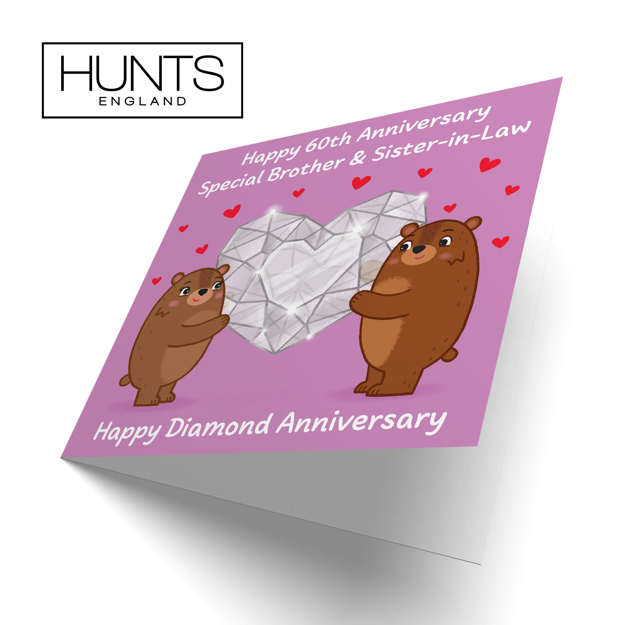 60th Brother And Sister In Law Anniversary Card Love Story - Default Title (B0DHWBNBF5)