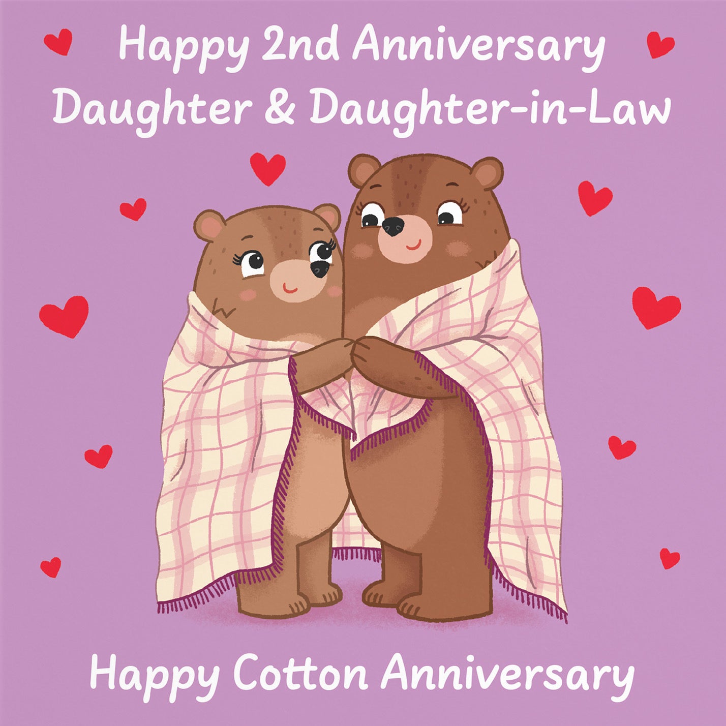 2nd Daughter And Daughter In Law Anniversary Card Love Story - Default Title (B0DHWBQ138)