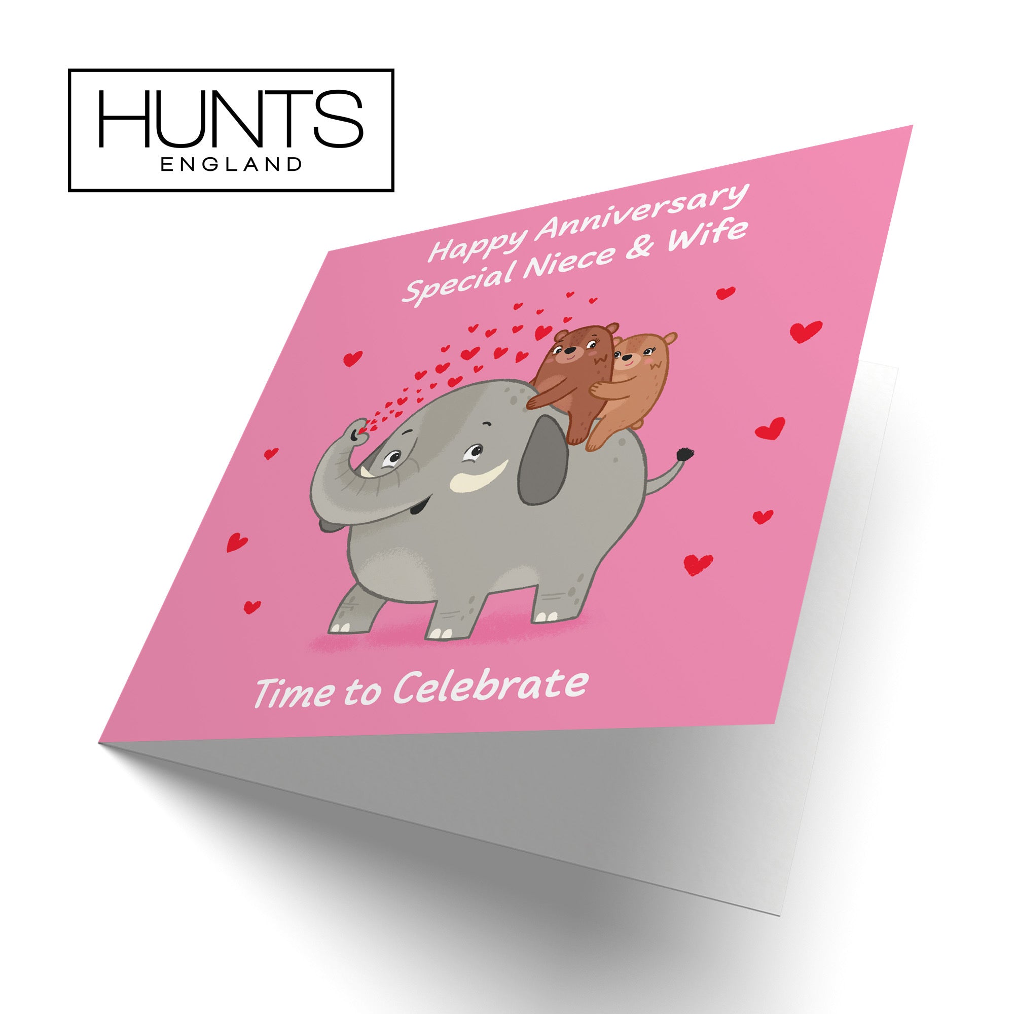 Niece And Wife Anniversary Card Elephant Love Story - Default Title (B0DHWBQ6Q8)