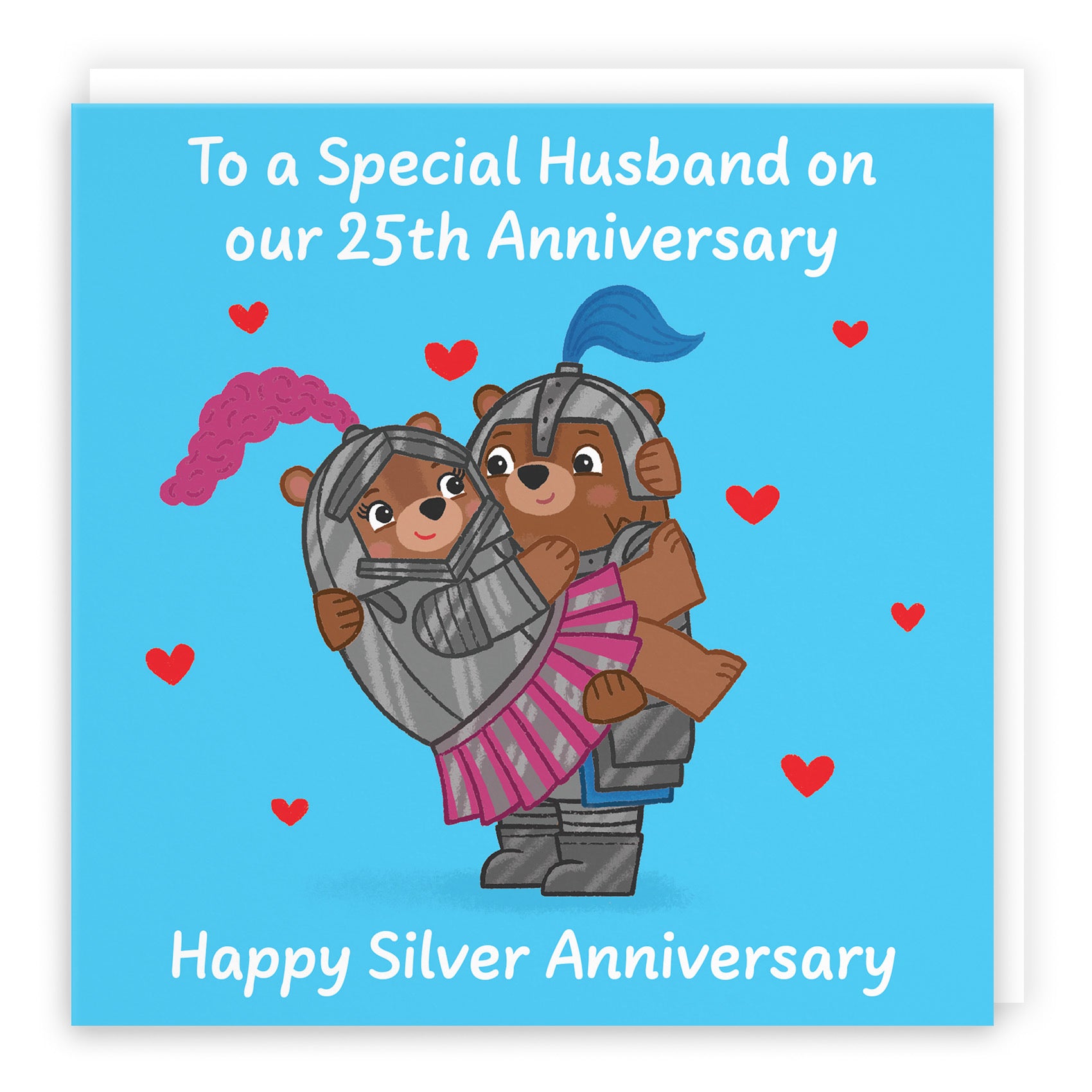 25th Husband Anniversary Card Love Story - Default Title (B0DHWBQNMS)