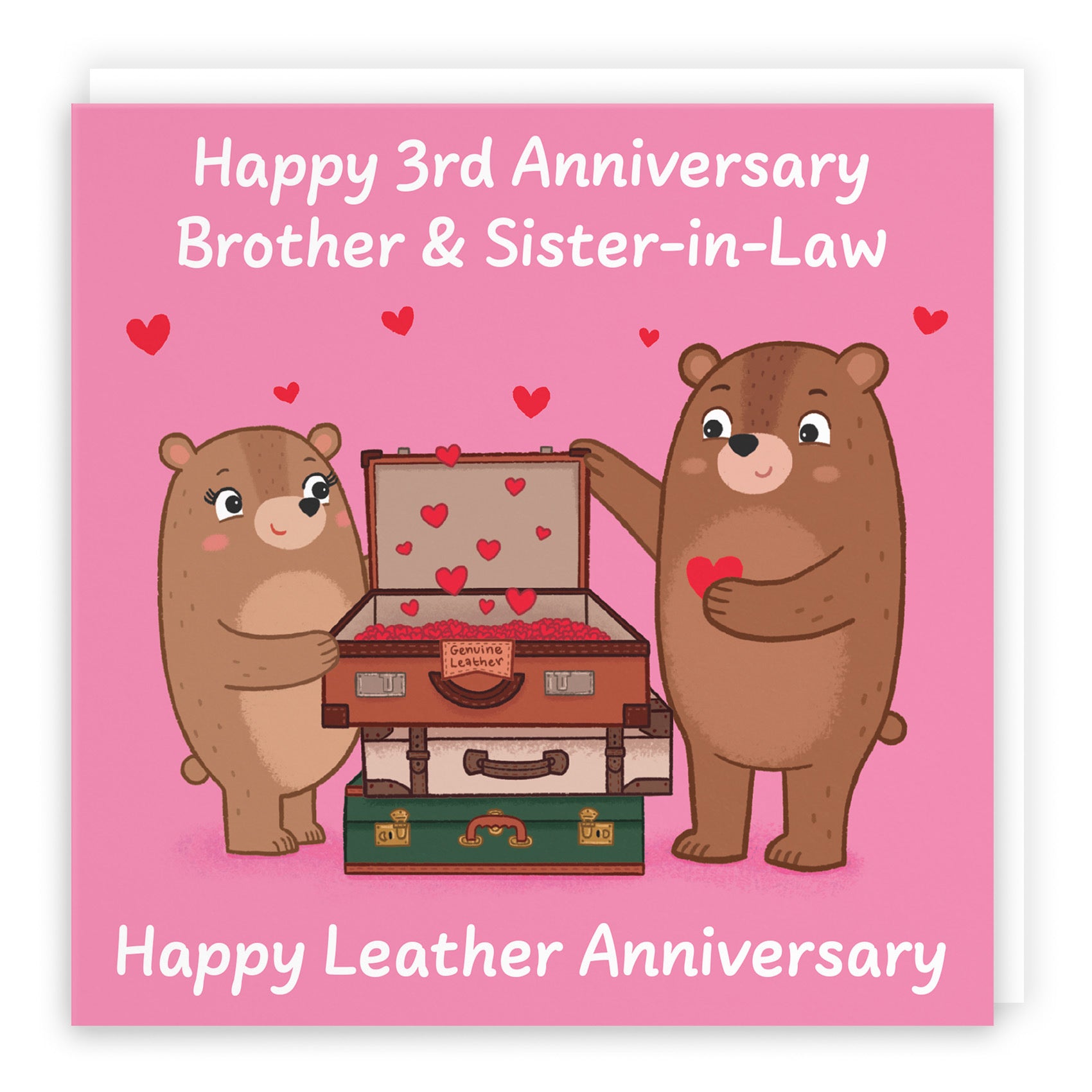 3rd Brother And Sister In Law Anniversary Card Love Story - Default Title (B0DHWBW9LX)