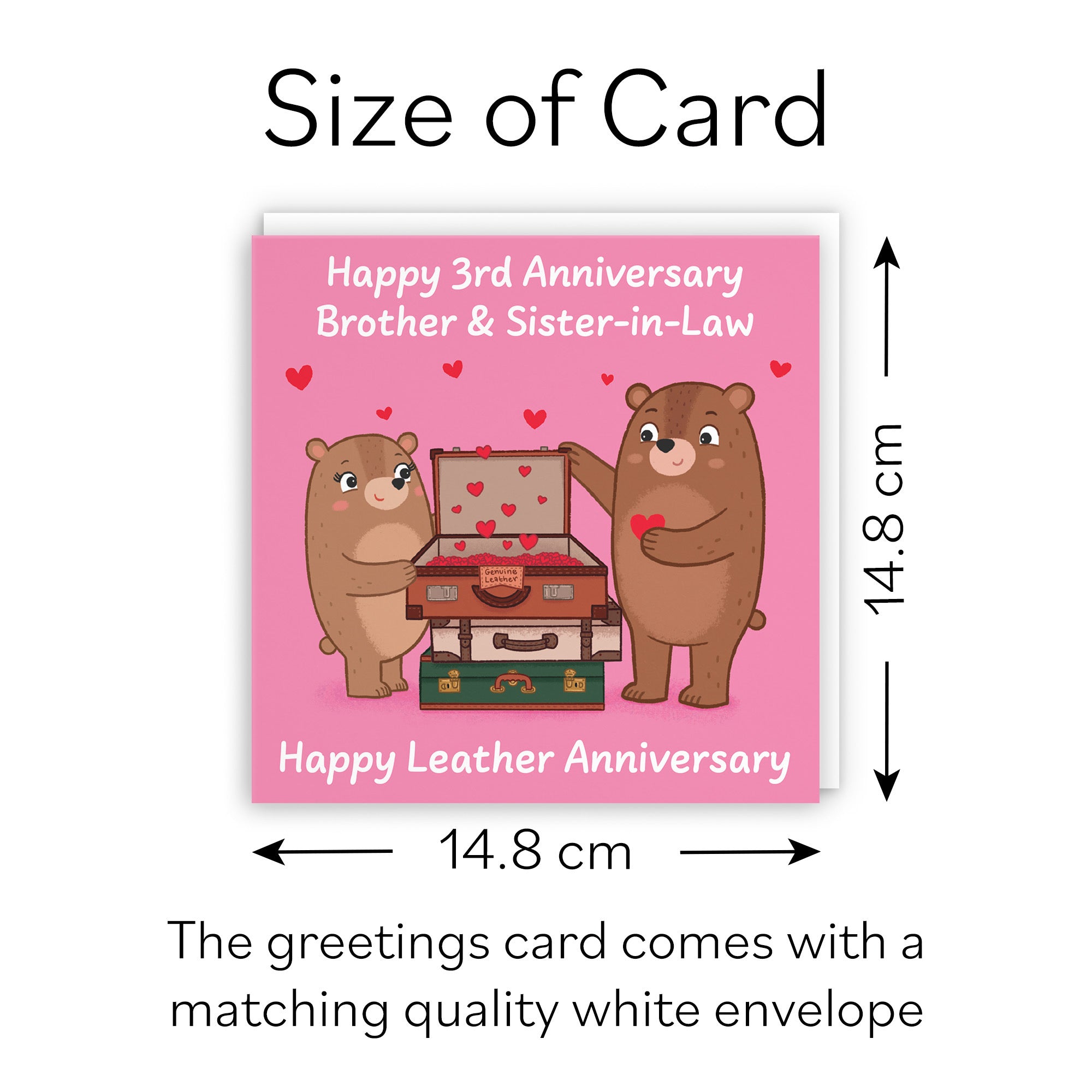 3rd Brother And Sister In Law Anniversary Card Love Story - Default Title (B0DHWBW9LX)