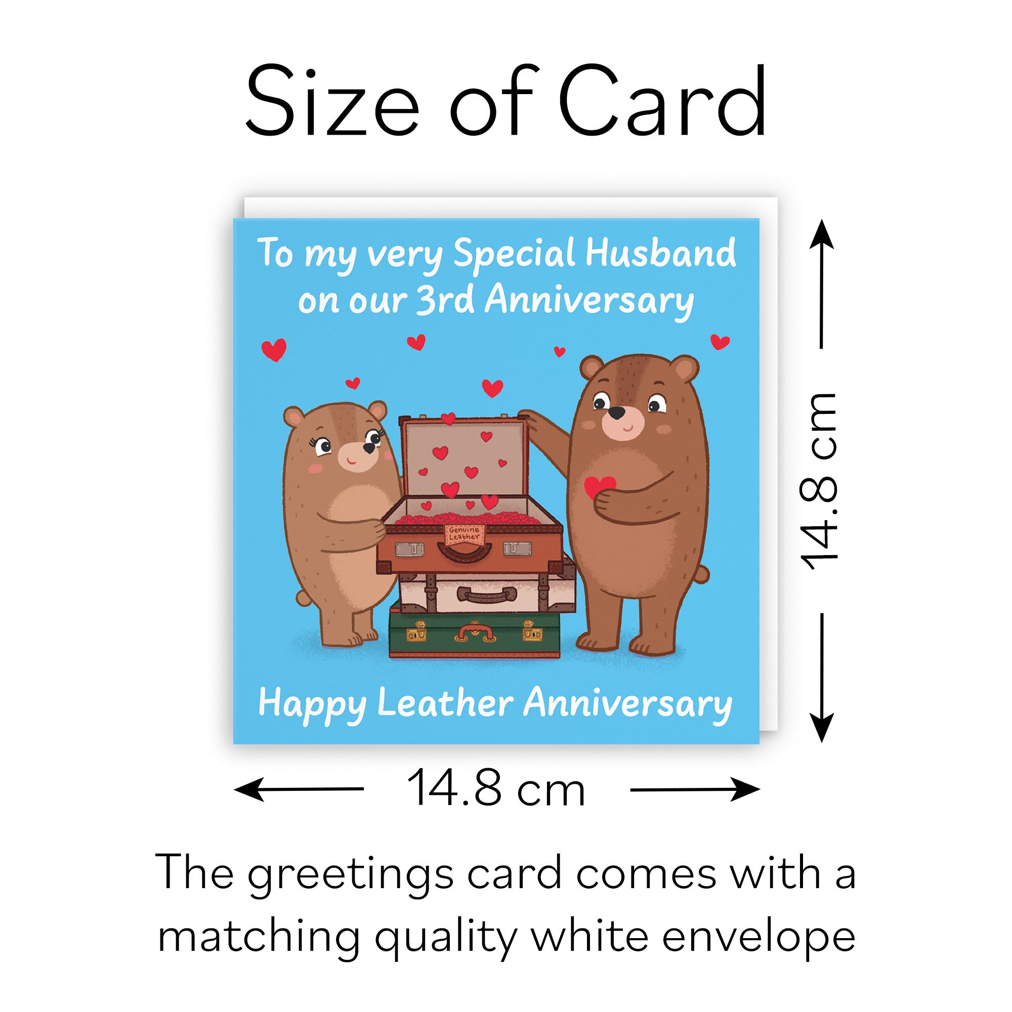 3rd Husband Anniversary Card Love Story - Default Title (B0DHWBZWZC)