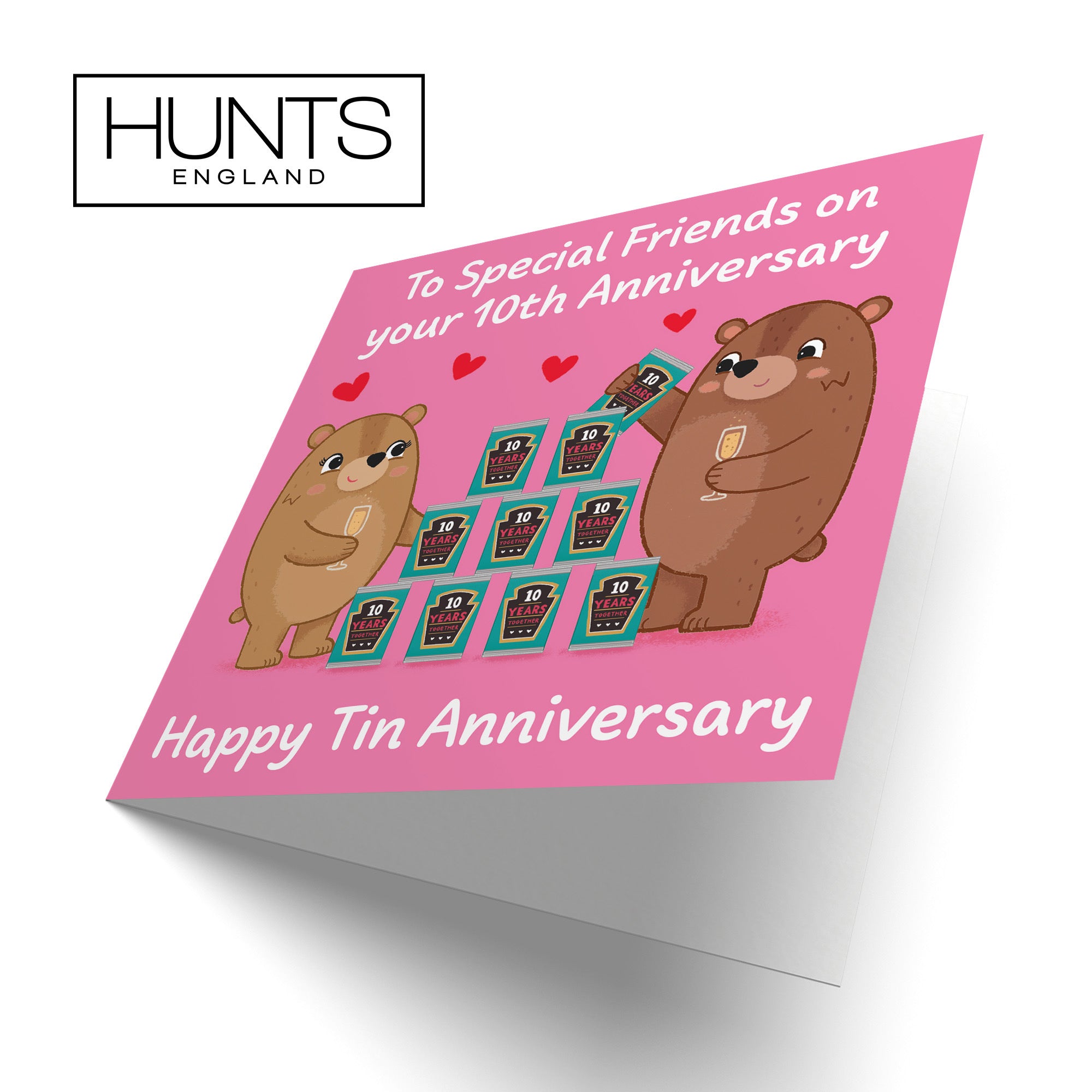 10th Special Friends Anniversary Card Love Story - Default Title (B0DHWBZWZJ)