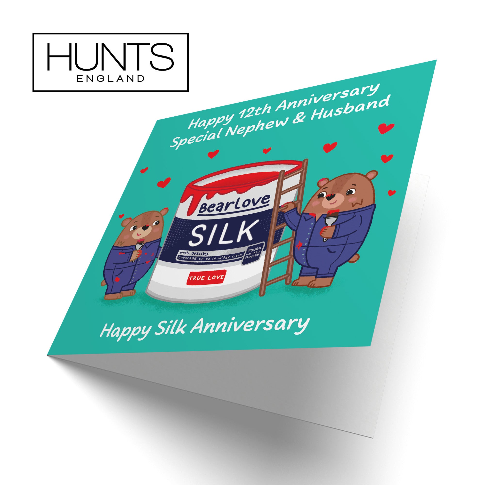 12th Nephew And Husband Anniversary Card Love Story - Default Title (B0DHWC4FNG)