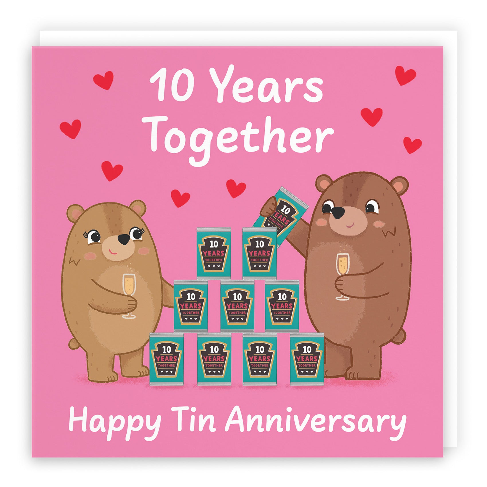 10th Anniversary Card Love Story - Default Title (B0DHWC4G2P)