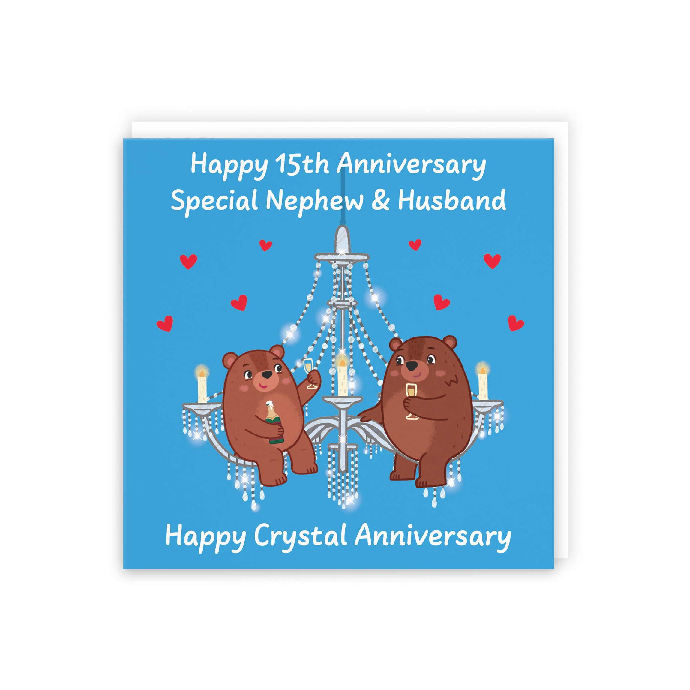 15th Nephew And Husband Anniversary Card Love Story - Default Title (B0DHWC9Y27)