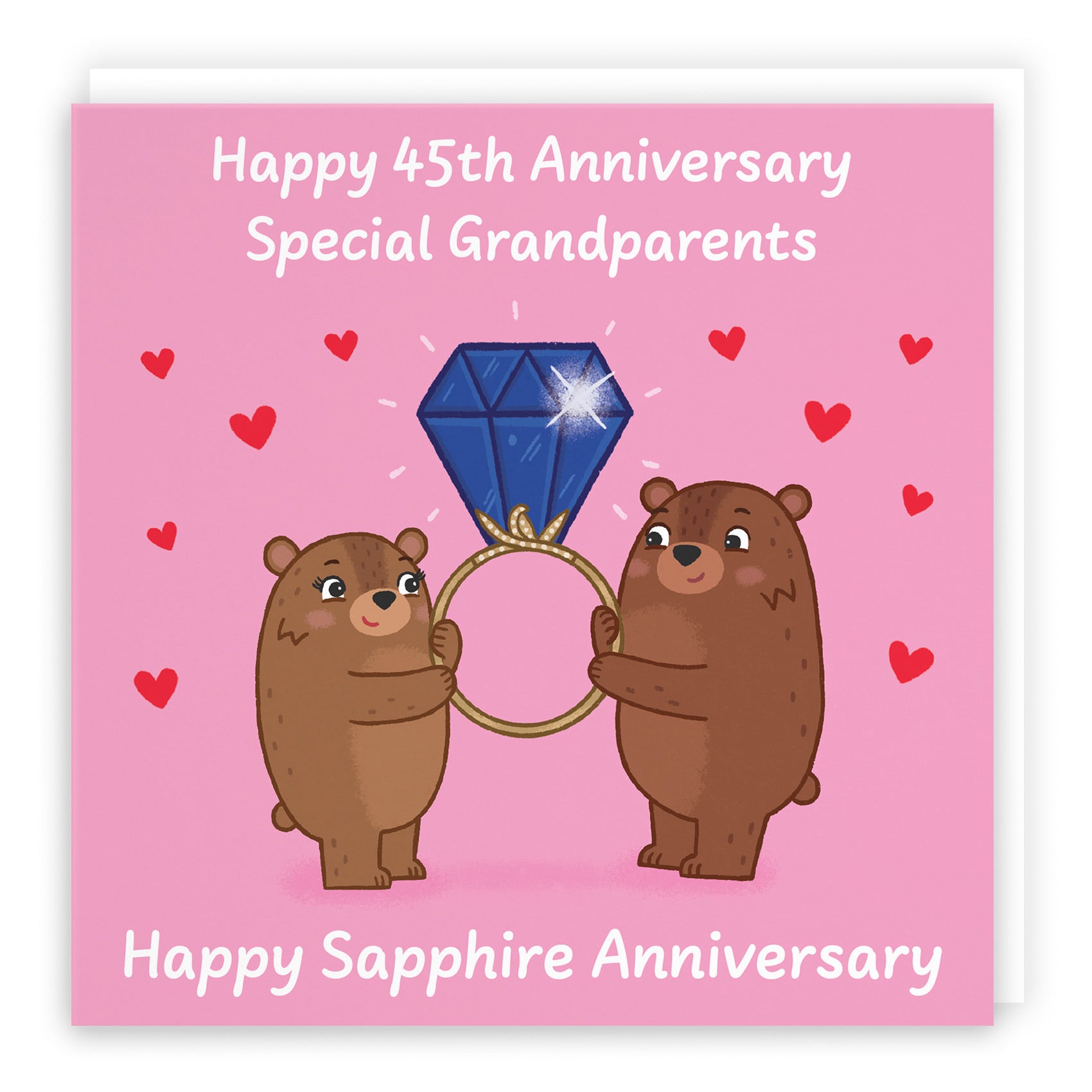 45th Grandparents Anniversary Card Love Story - Default Title (B0DHWCNR8Y)