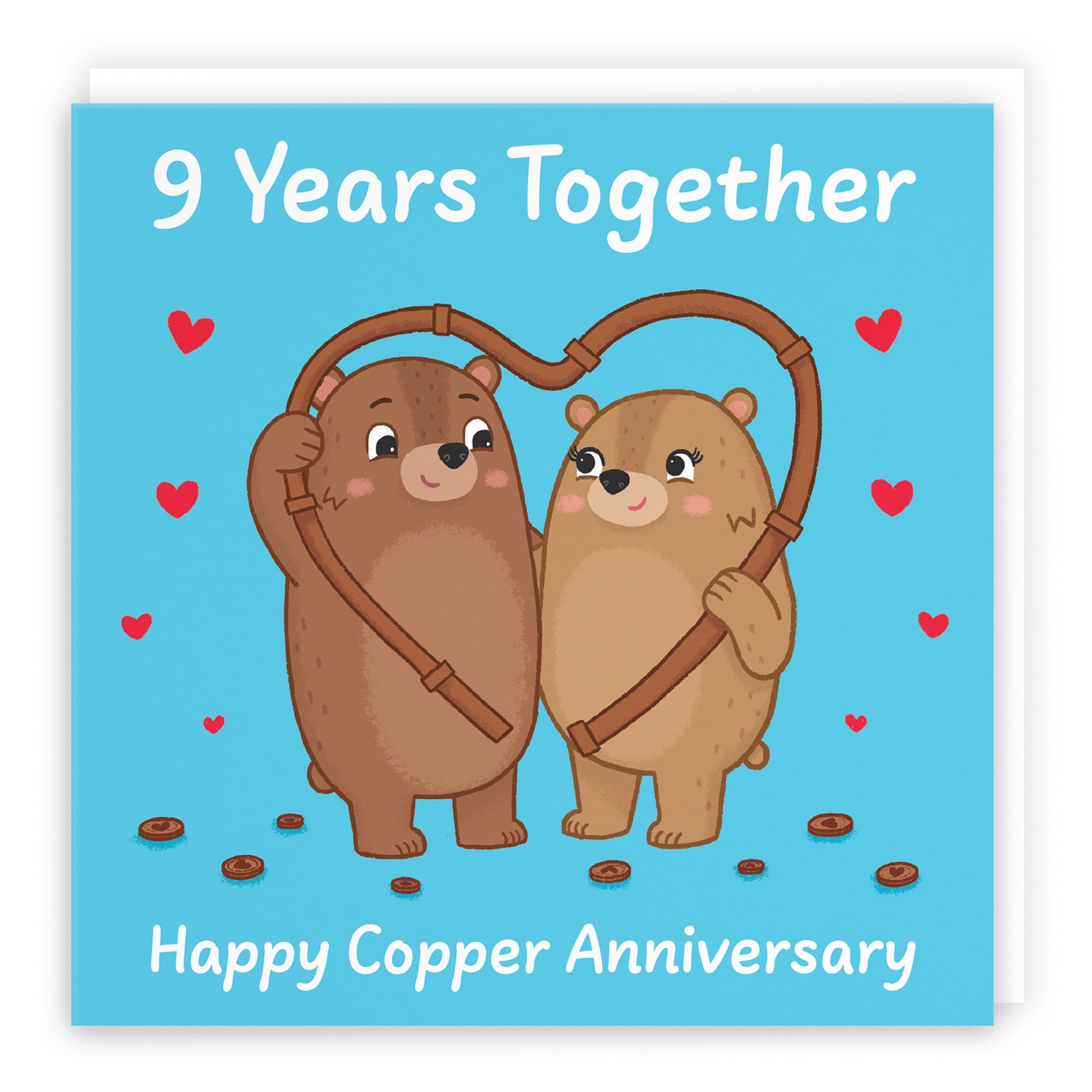 9th Anniversary Card Love Story - Default Title (B0DHWCNSG1)