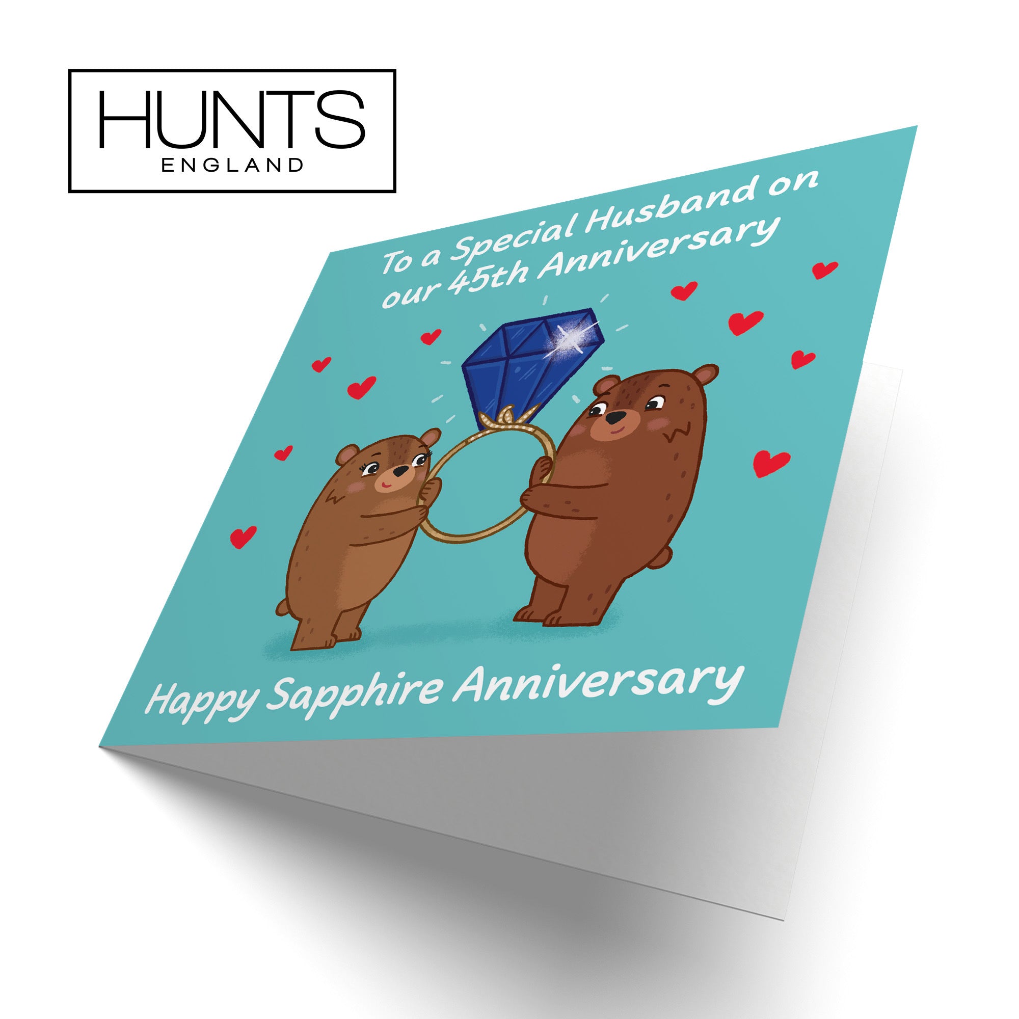 45th Husband Anniversary Card Love Story - Default Title (B0DHWCNST7)