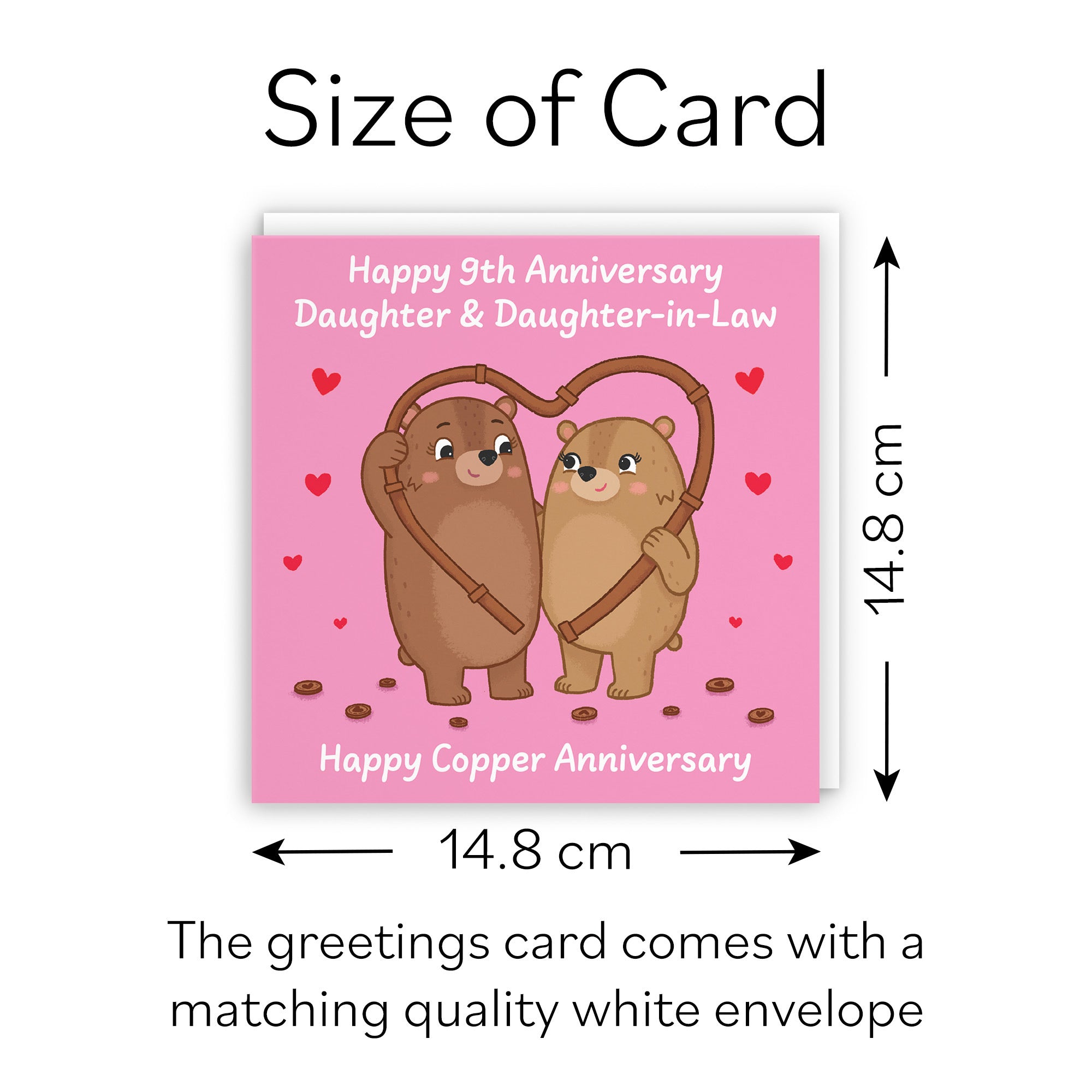 9th Daughter And Daughter In Law Anniversary Card Love Story - Default Title (B0DHWCS9LW)