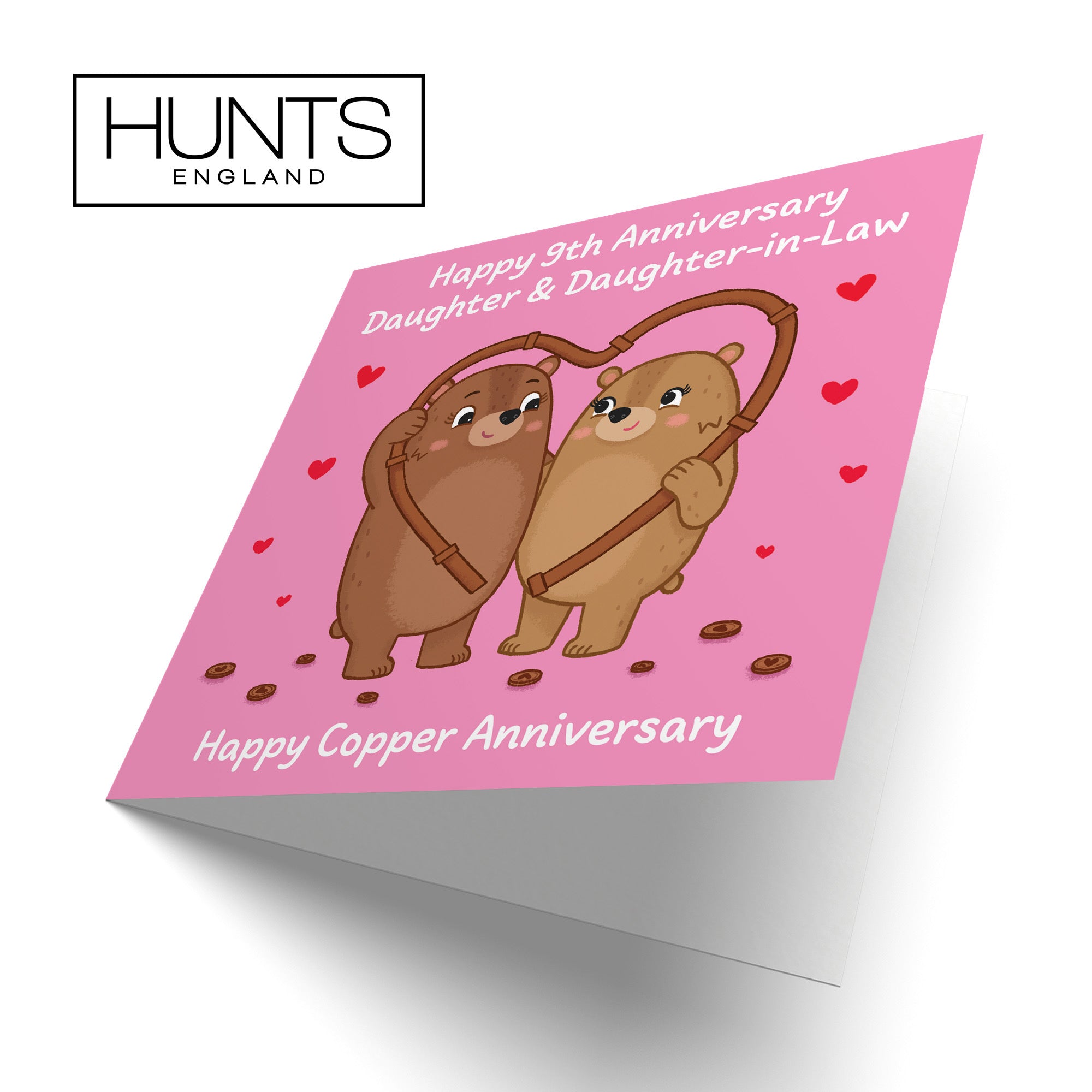 9th Daughter And Daughter In Law Anniversary Card Love Story - Default Title (B0DHWCS9LW)