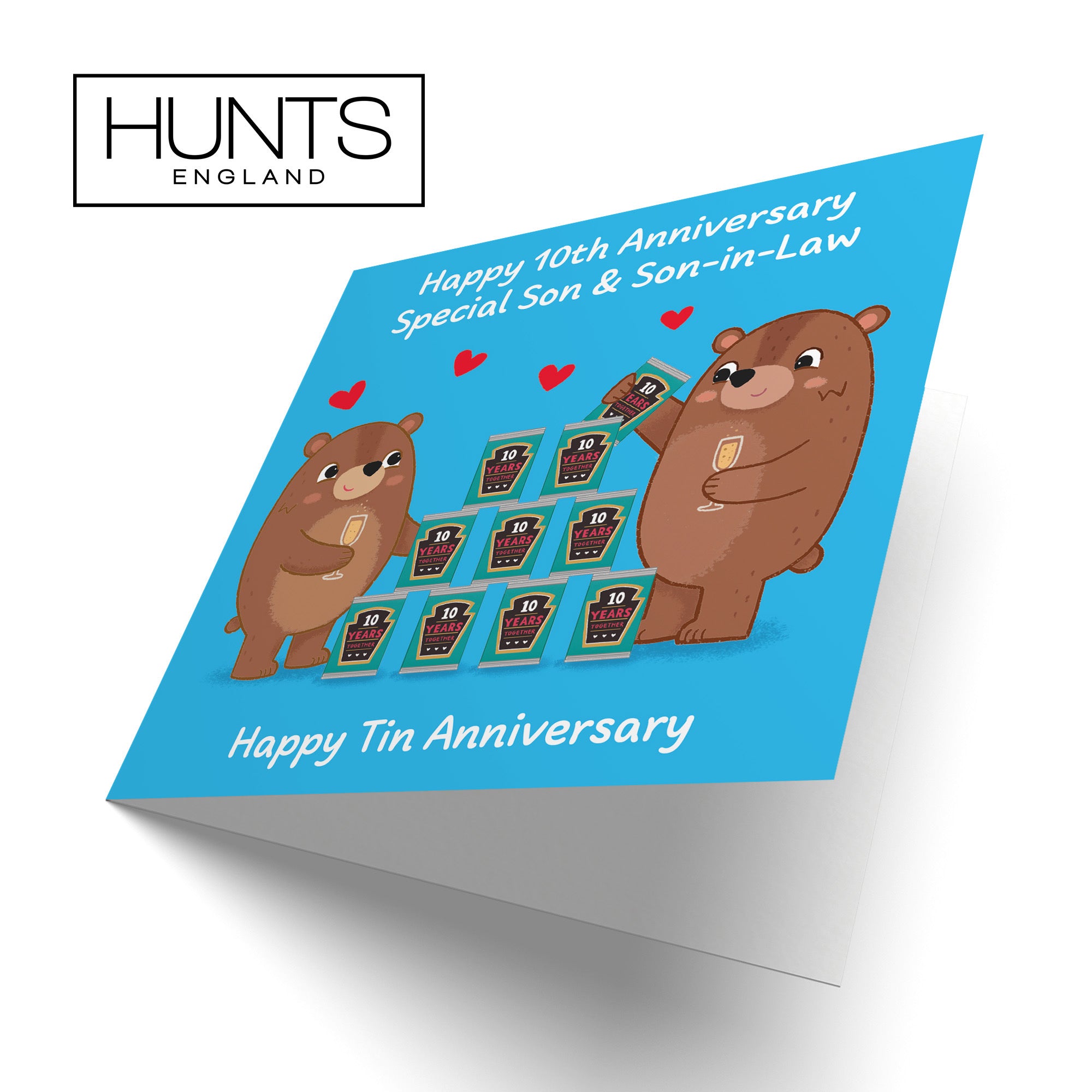 10th Son And Son In Law Anniversary Card Love Story - Default Title (B0DHWD1PXF)