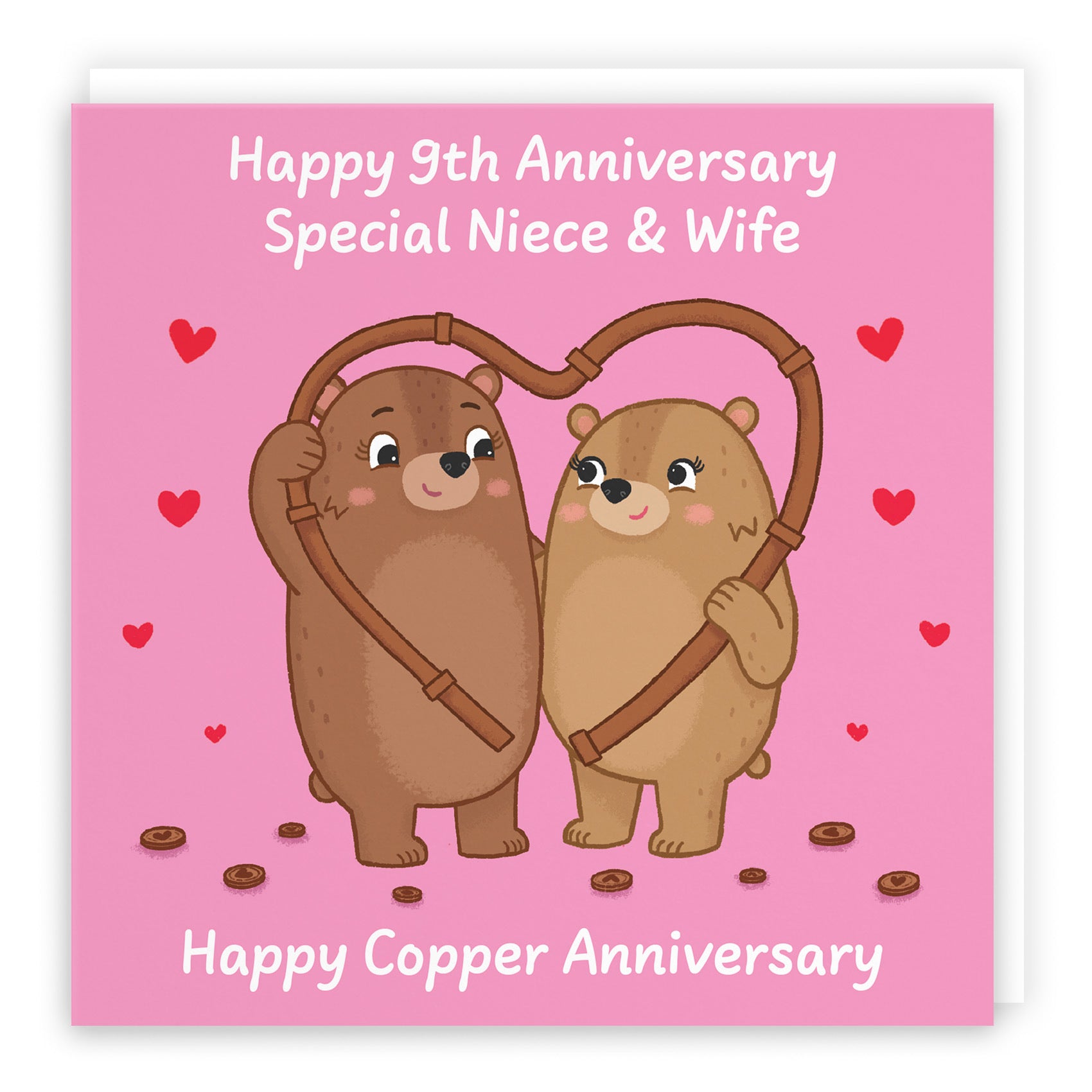 9th Niece And Wife Anniversary Card Love Story - Default Title (B0DHWDG9LT)