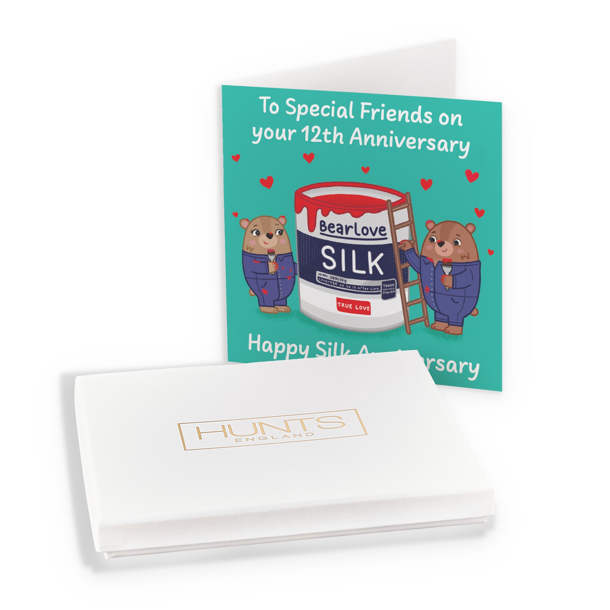 Boxed 12th Special Friends Anniversary Card Love Story - Default Title (B0DHZSKJNB)