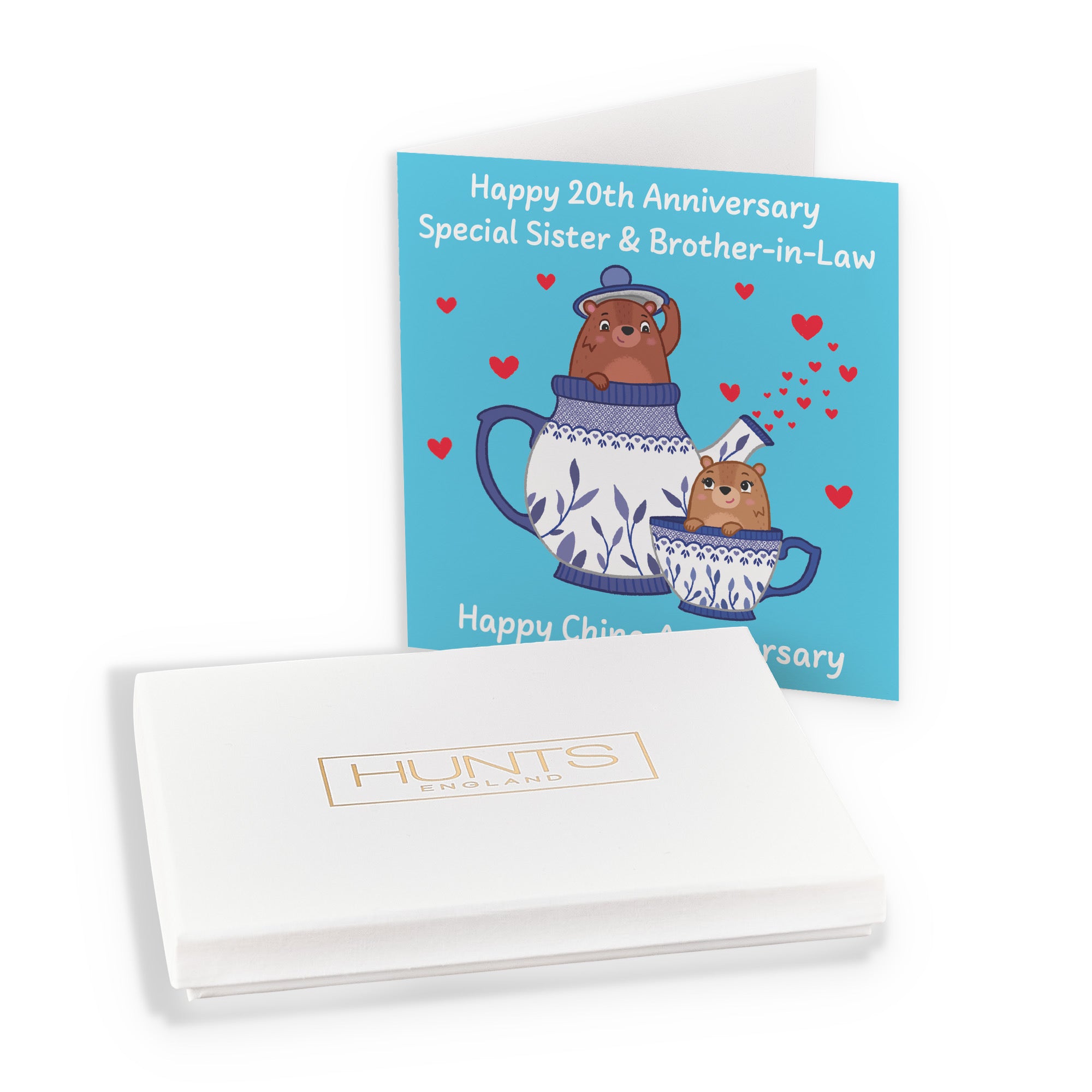 Boxed 20th Sister And Brother In Law Anniversary Card Love Story - Default Title (B0DHZTC654)