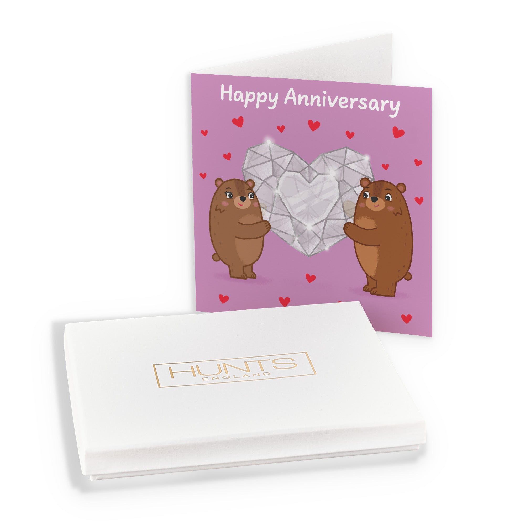 Boxed Sparkling Love Anniversary Card Love Story - Default Title (B0DHZTGKVC)