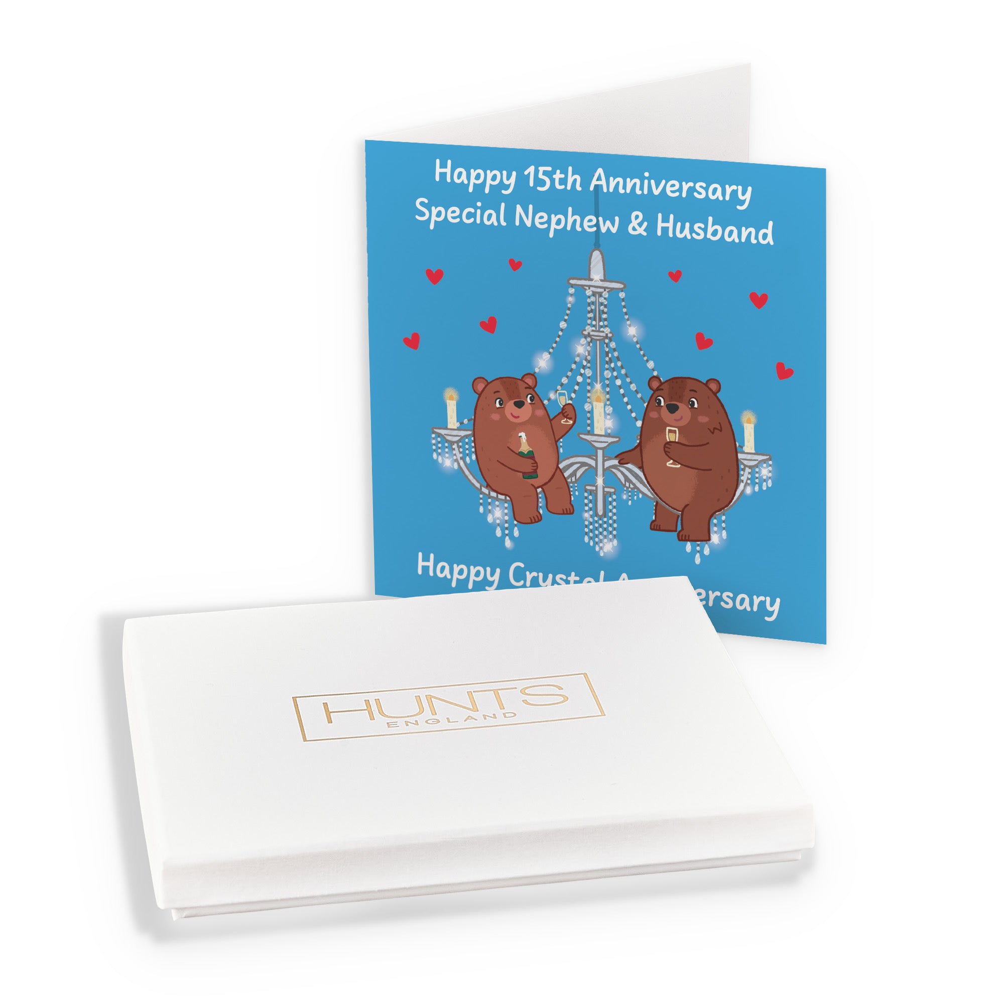 Boxed 15th Nephew And Husband Anniversary Card Love Story - Default Title (B0DHZTPHBF)