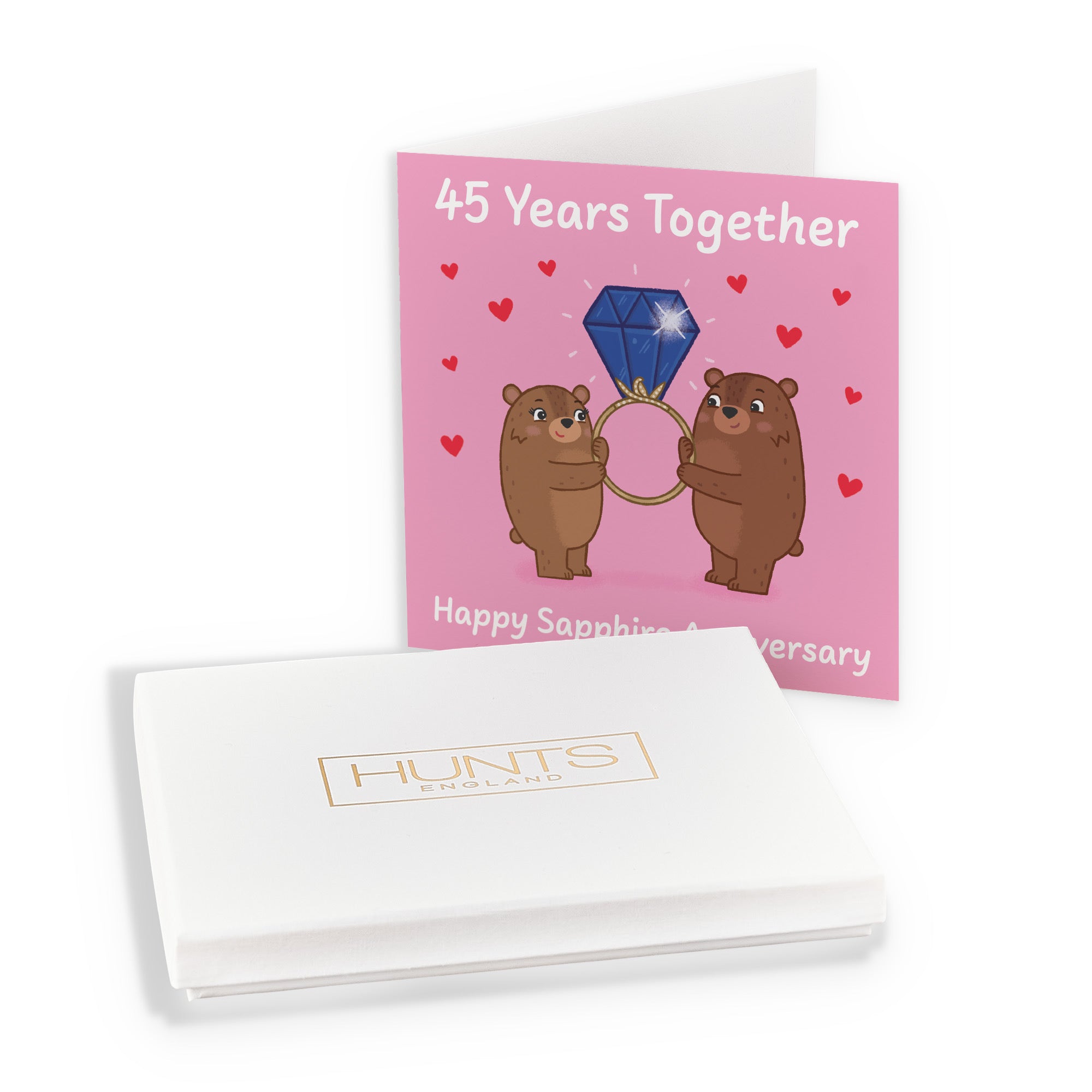 Boxed 45th Anniversary Card Love Story - Default Title (B0DHZVBDSR)