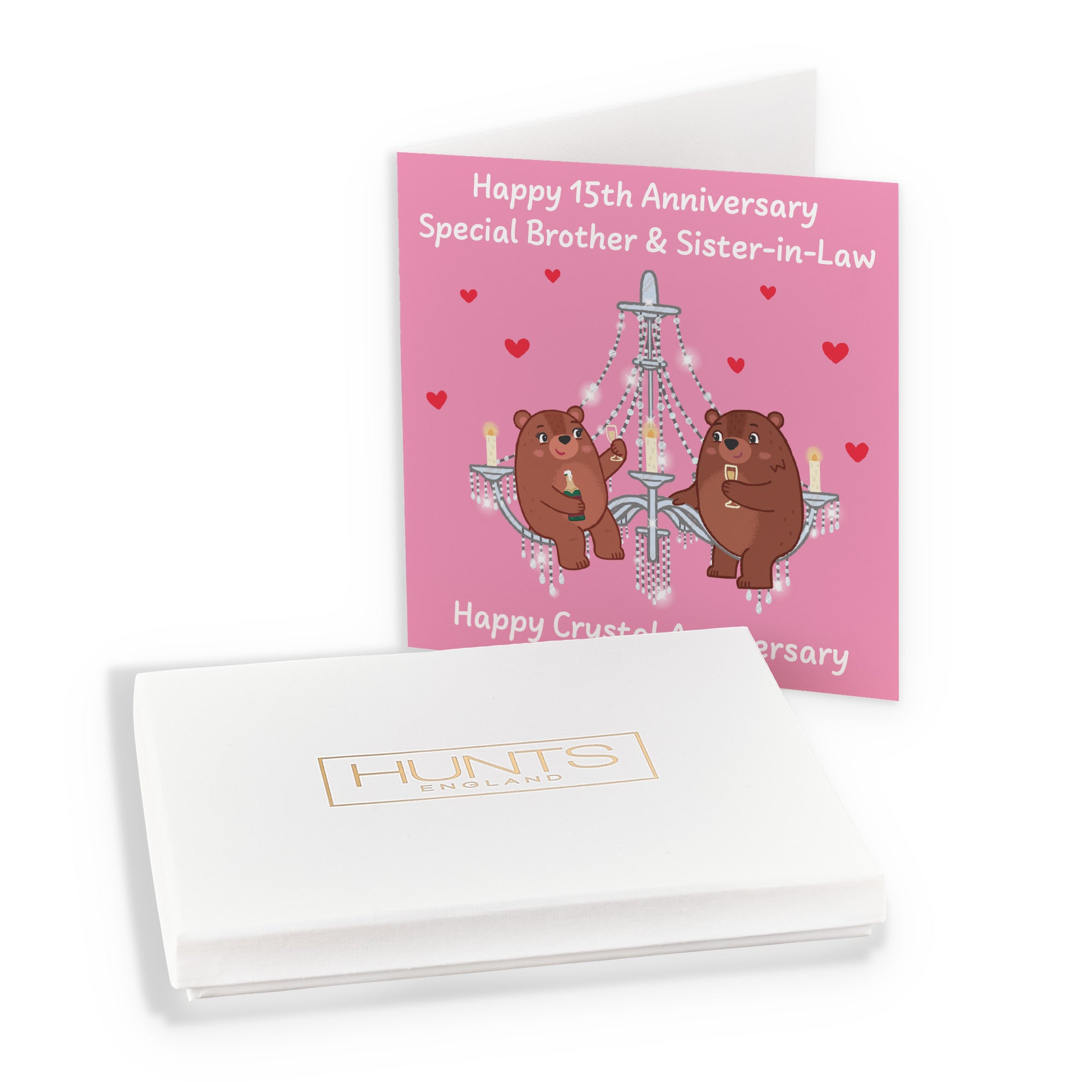 Boxed 15th Brother And Sister In Law Anniversary Card Love Story - Default Title (B0DHZVJM9V)