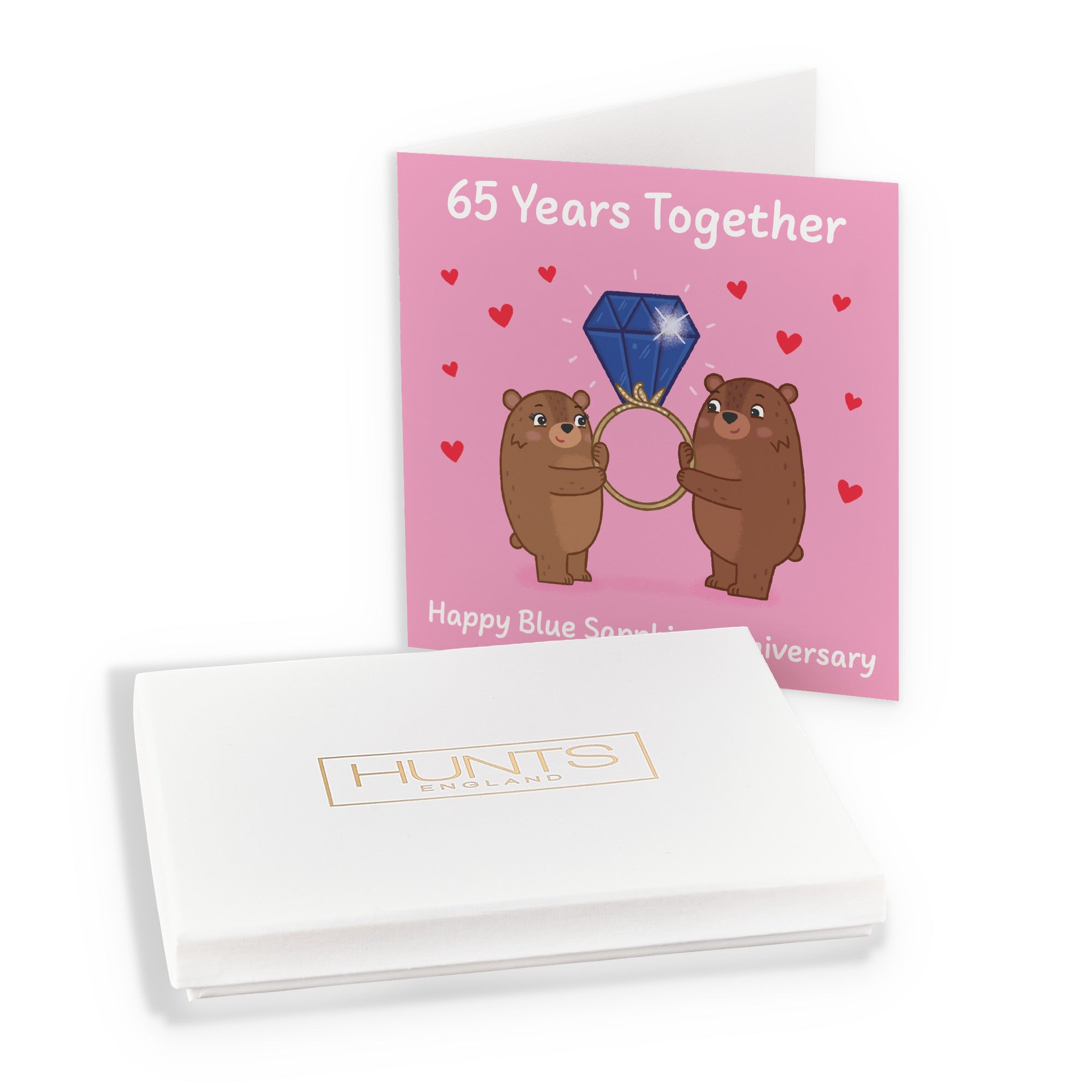 Boxed 65th Anniversary Card Love Story - Default Title (B0DHZWM65J)