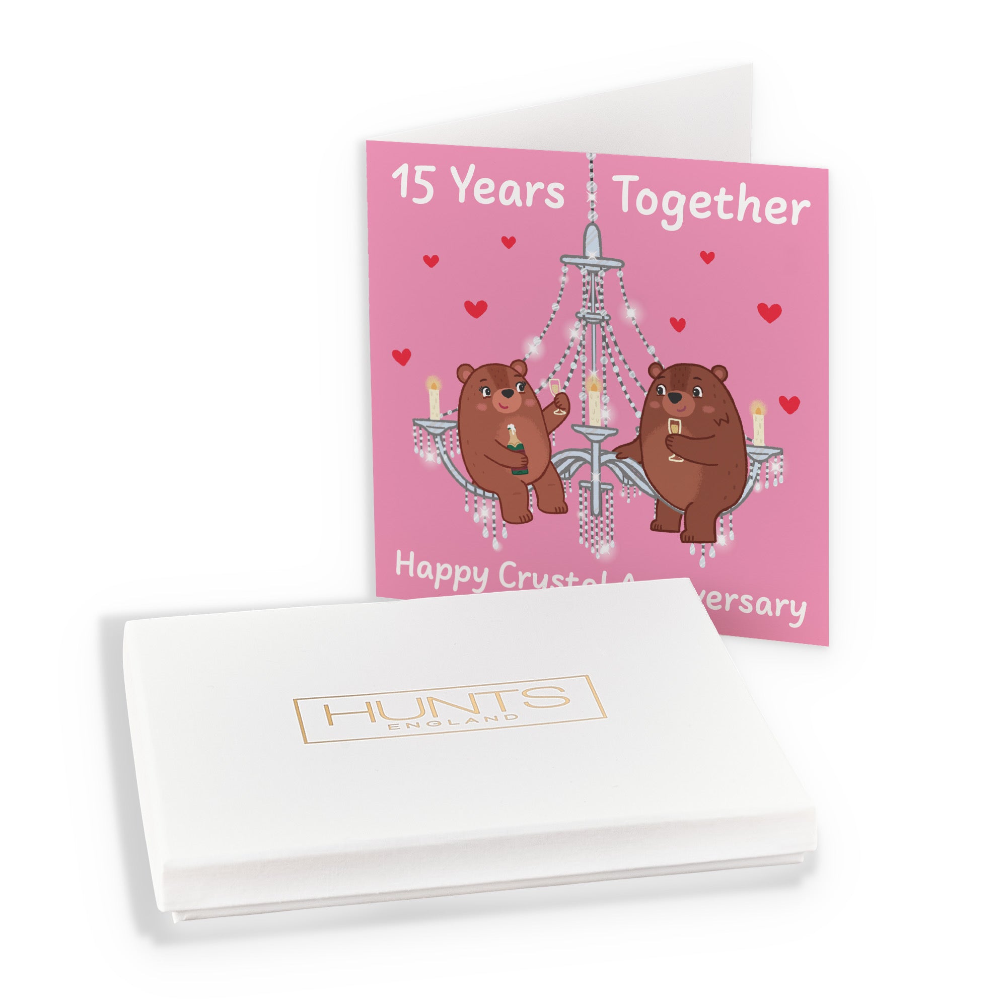 Boxed 15th Anniversary Card Love Story - Default Title (B0DHZX4TQP)