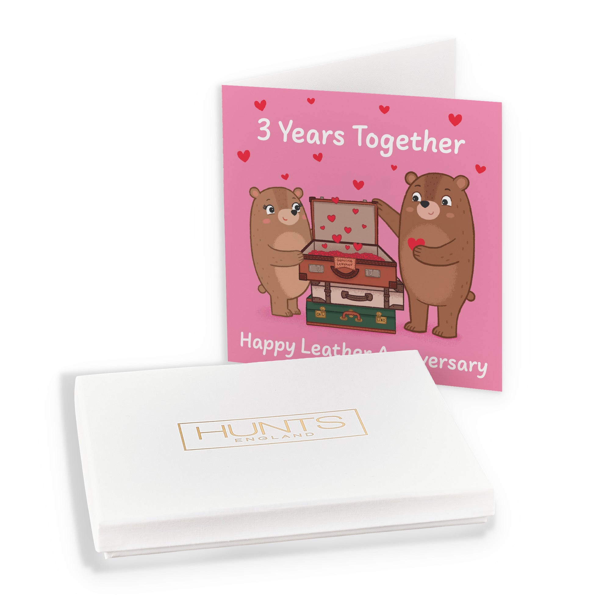 Boxed 3rd Anniversary Card Love Story - Default Title (B0DHZXHLTN)