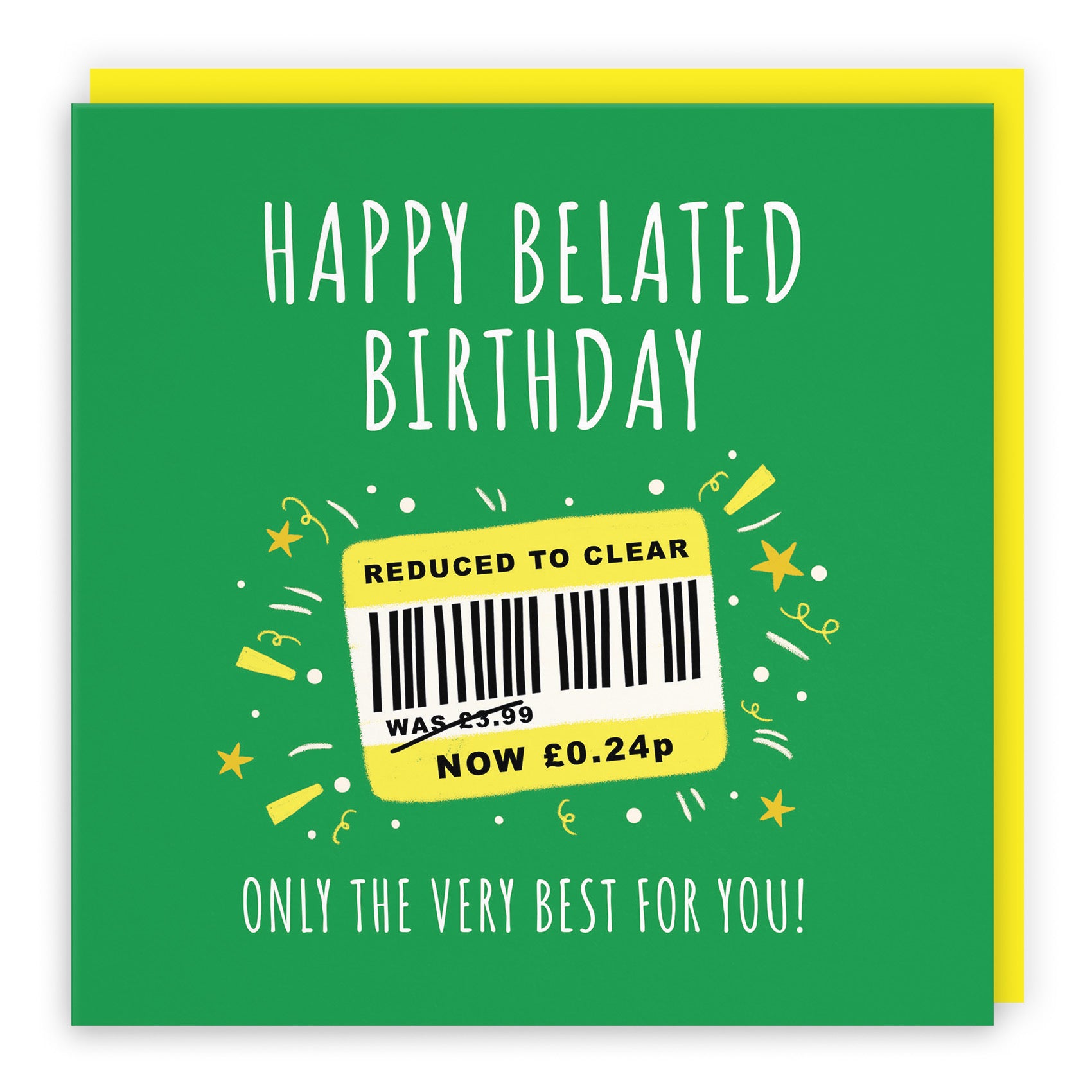 Belated Birthday Card Reduced To Clear Moments - Default Title (BS00004)