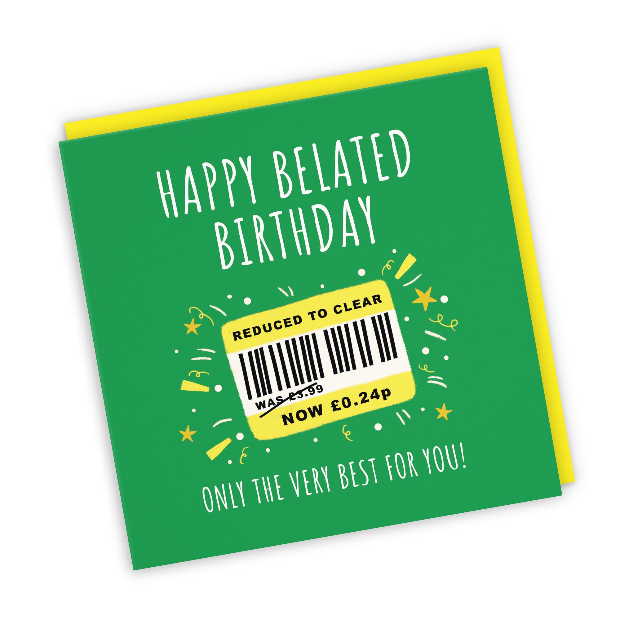 Belated Birthday Card Reduced To Clear Moments - Default Title (BS00004)