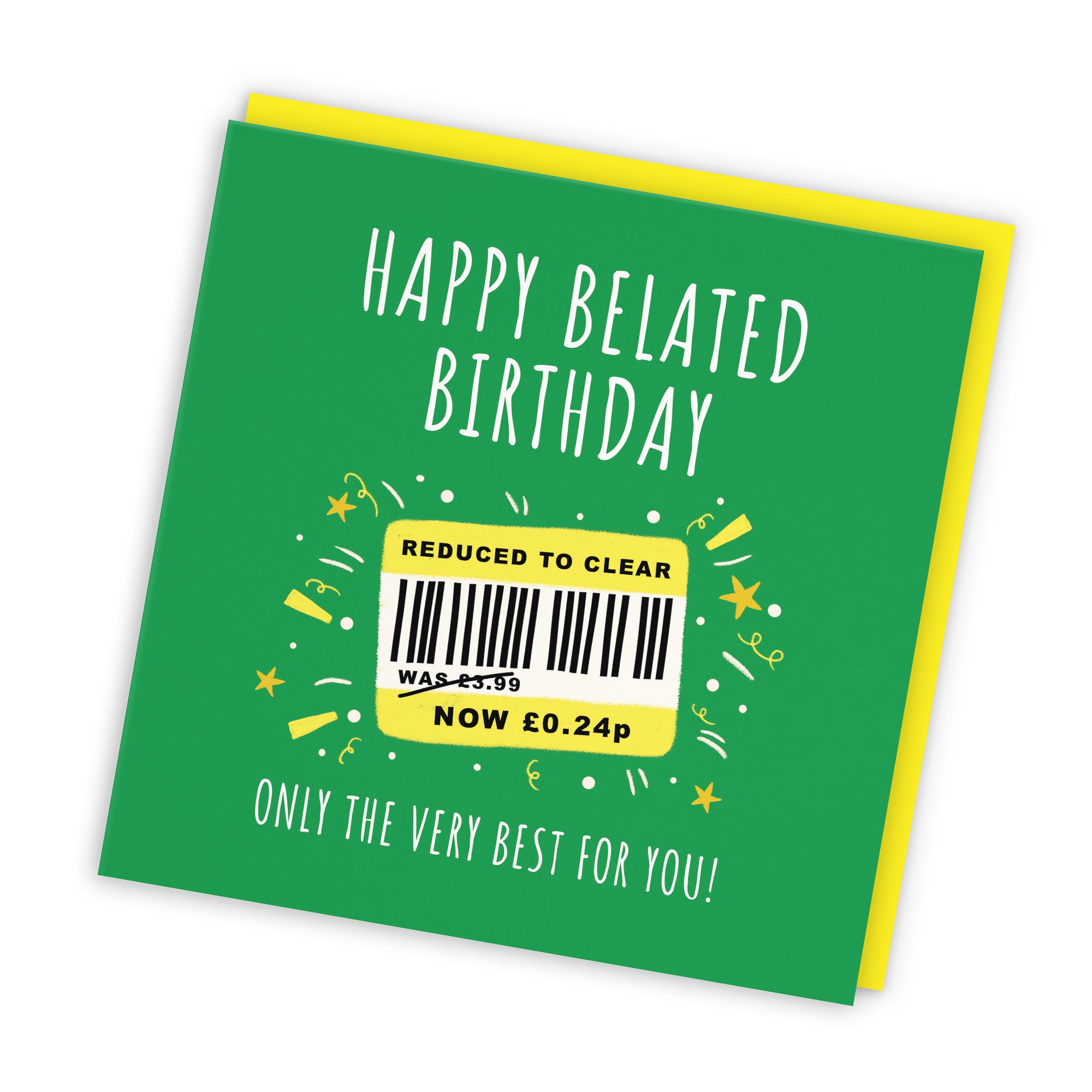 Belated Birthday Card Reduced To Clear Moments - Default Title (BS00004)