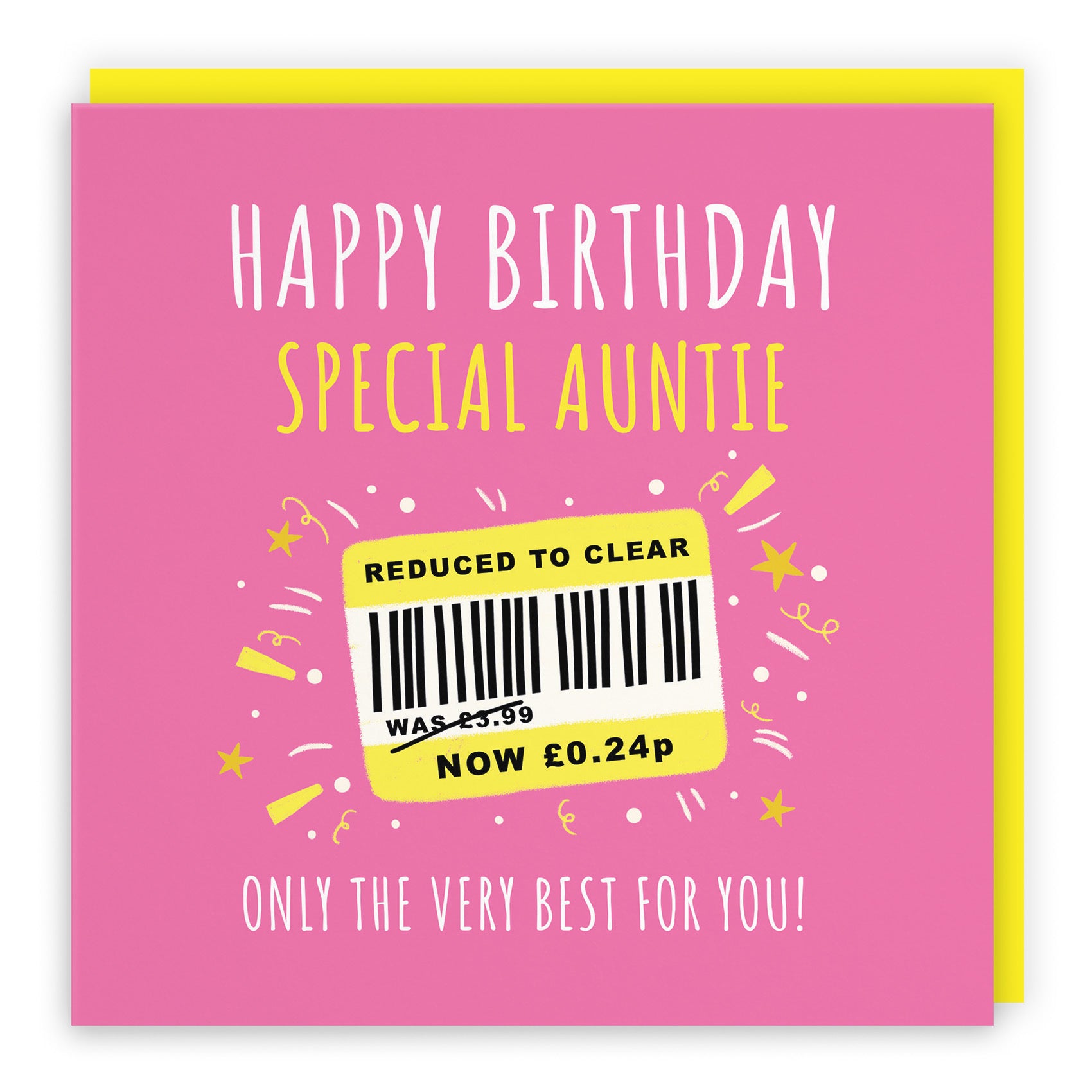 Auntie Birthday Card Reduced To Clear Moments - Default Title (BS00005)