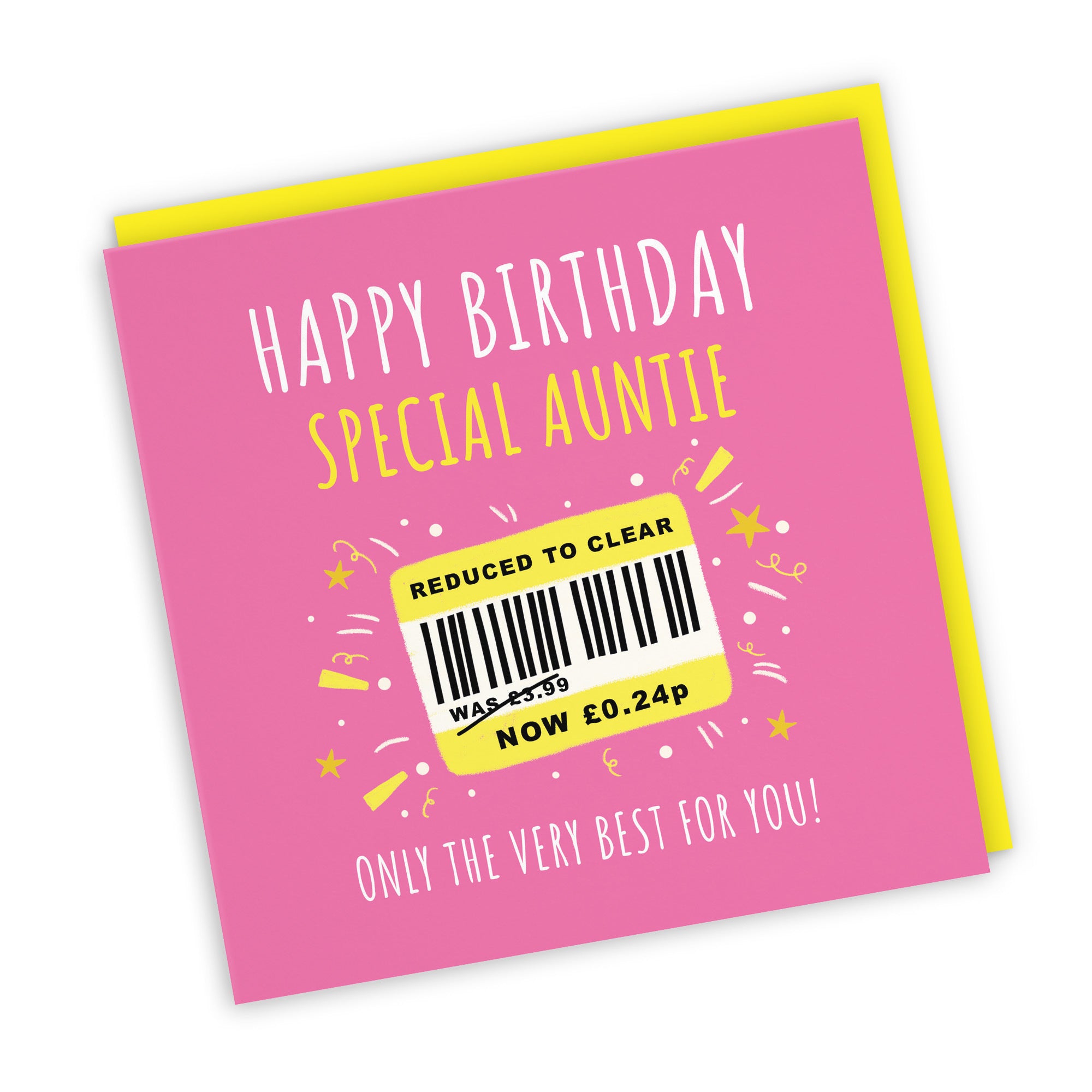 Auntie Birthday Card Reduced To Clear Moments - Default Title (BS00005)