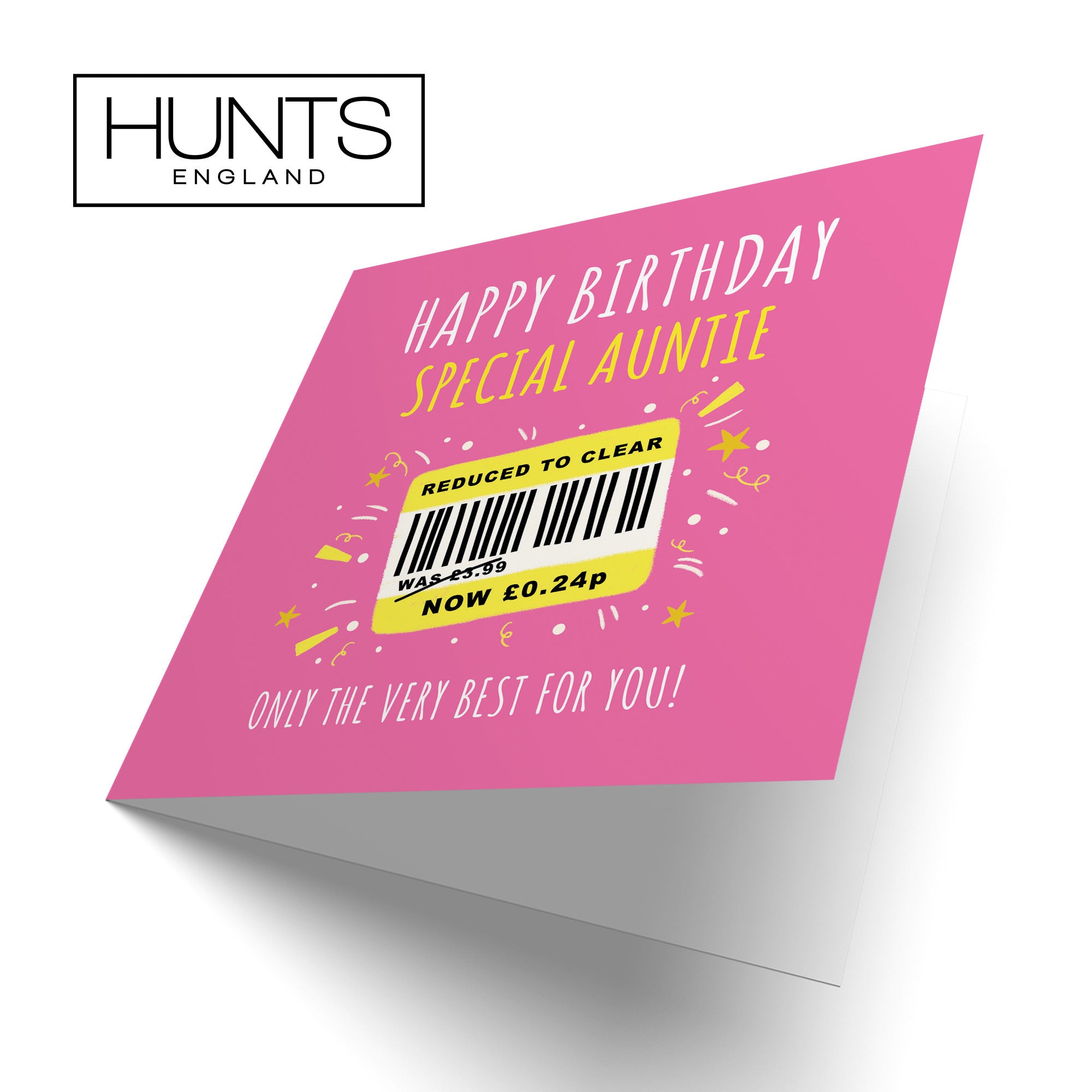 Auntie Birthday Card Reduced To Clear Moments - Default Title (BS00005)
